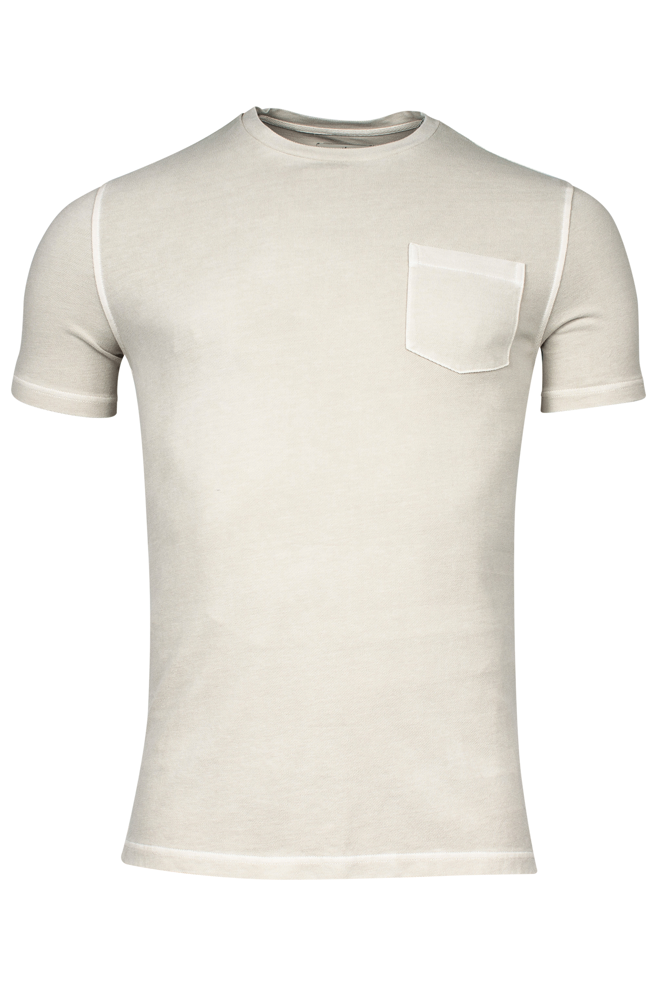 Garment-Dye katoen pique t-shirt