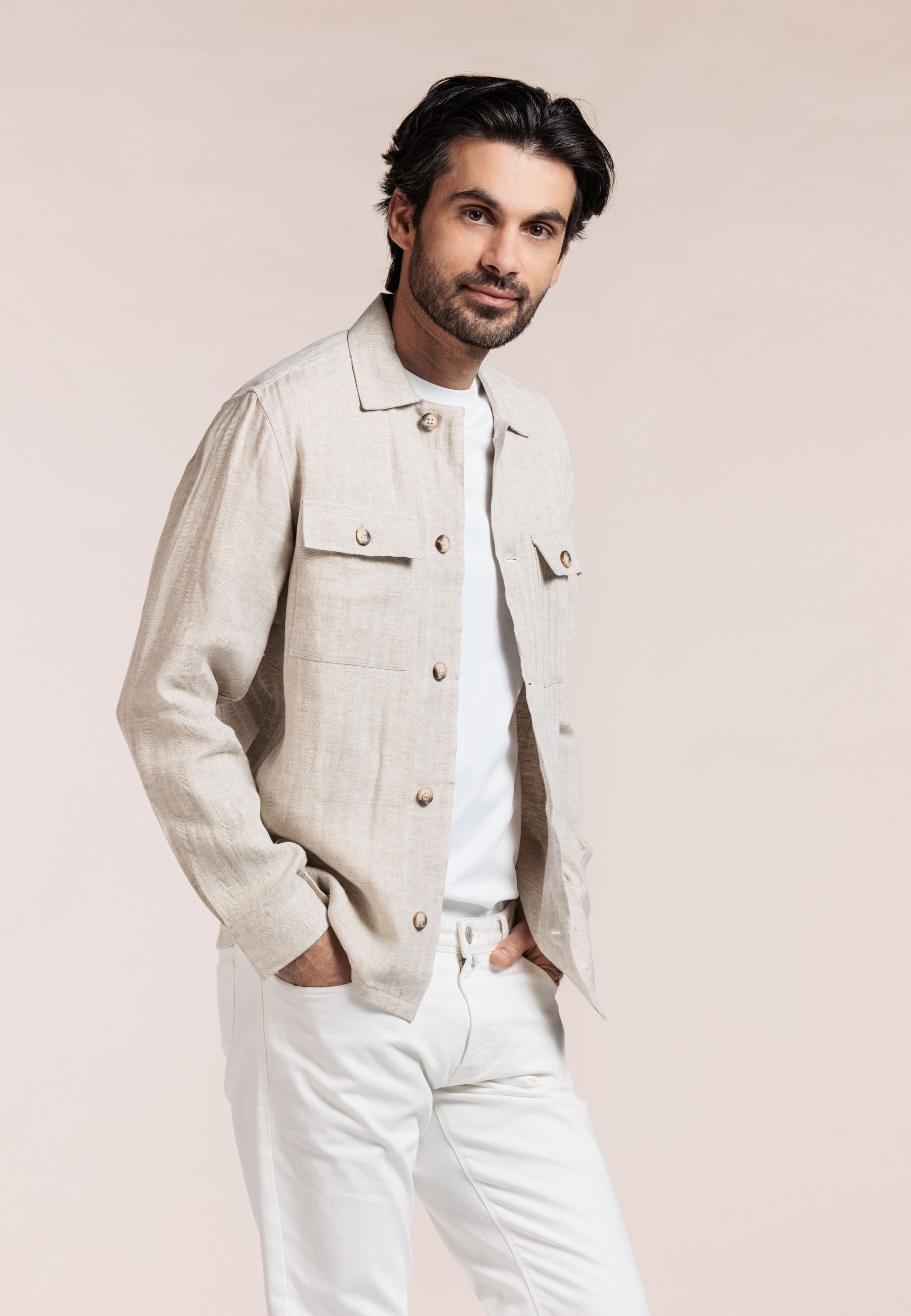 Linnen overshirt