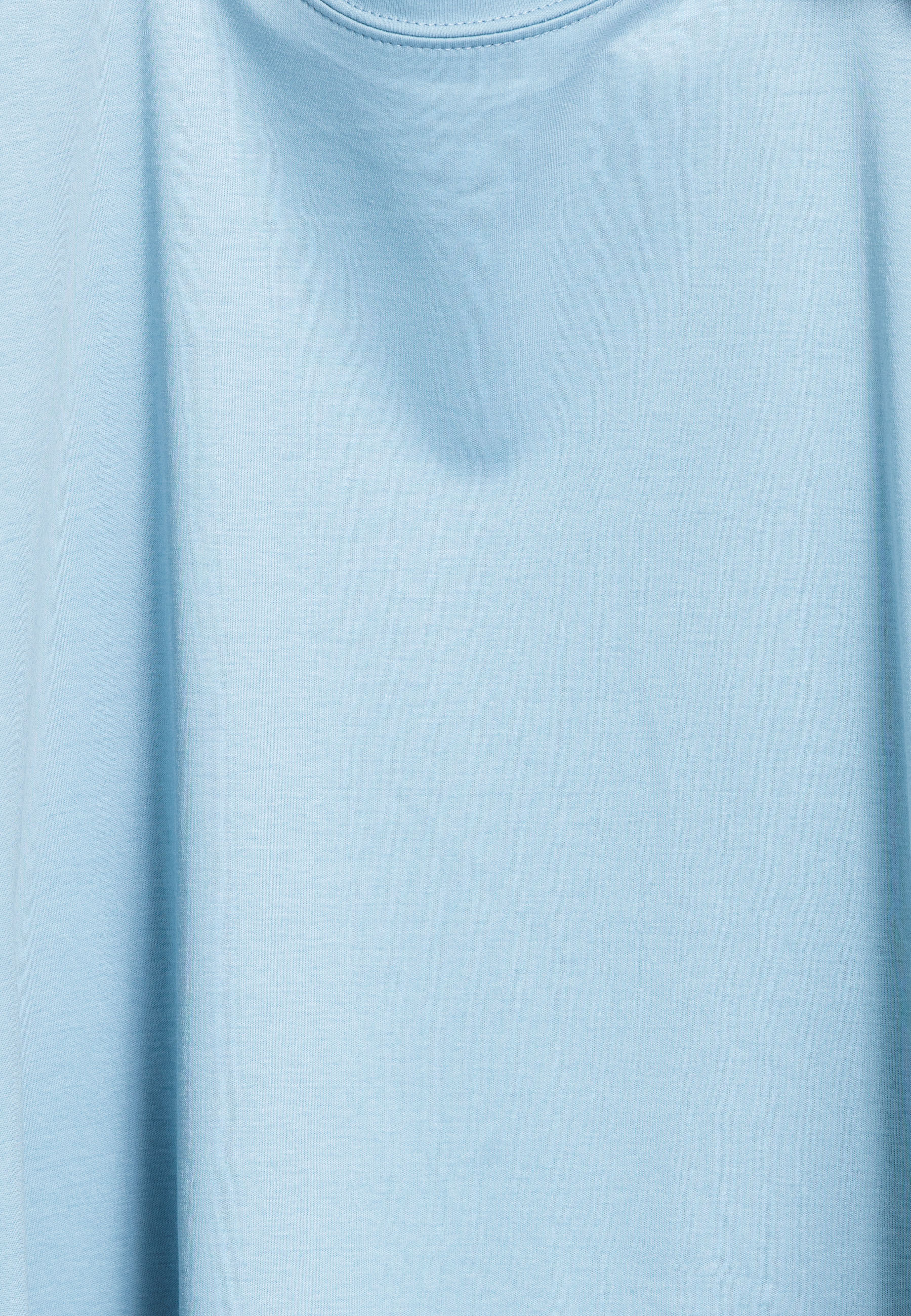 Liquid cotton T-shirt - Mid Blue