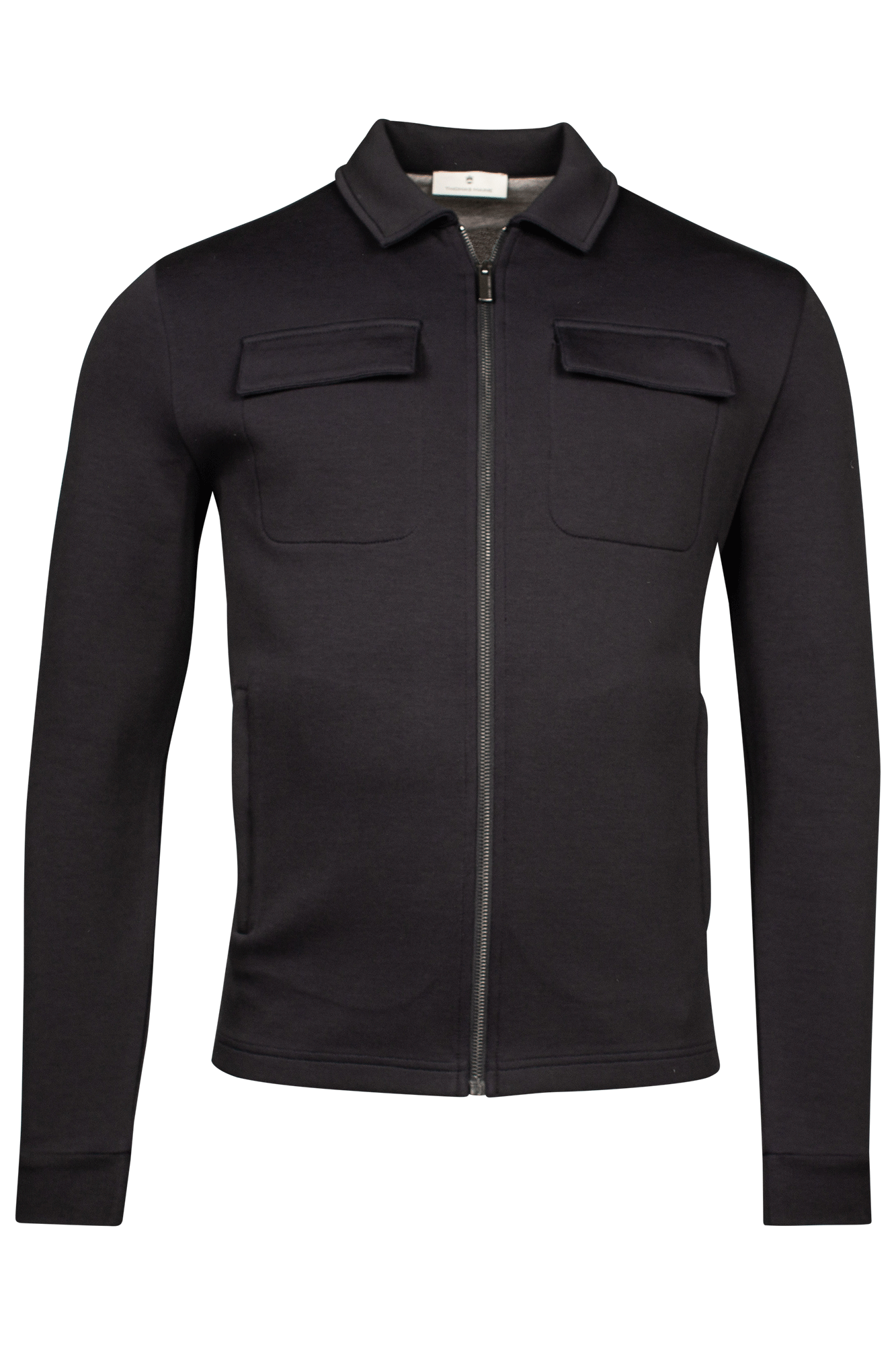 Sweat Cardigan Zip - Polo Collar