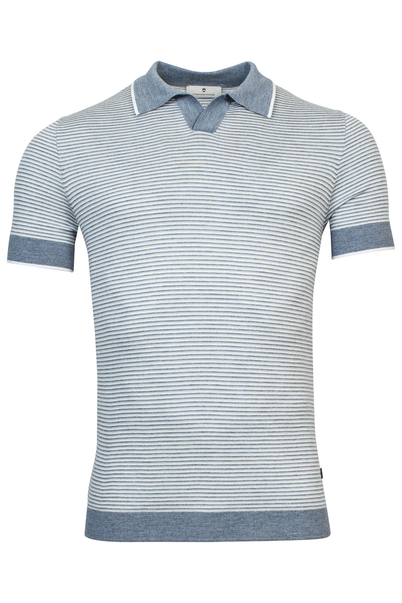 Pullover V-Neck Polo collar - Shirt Sleeves