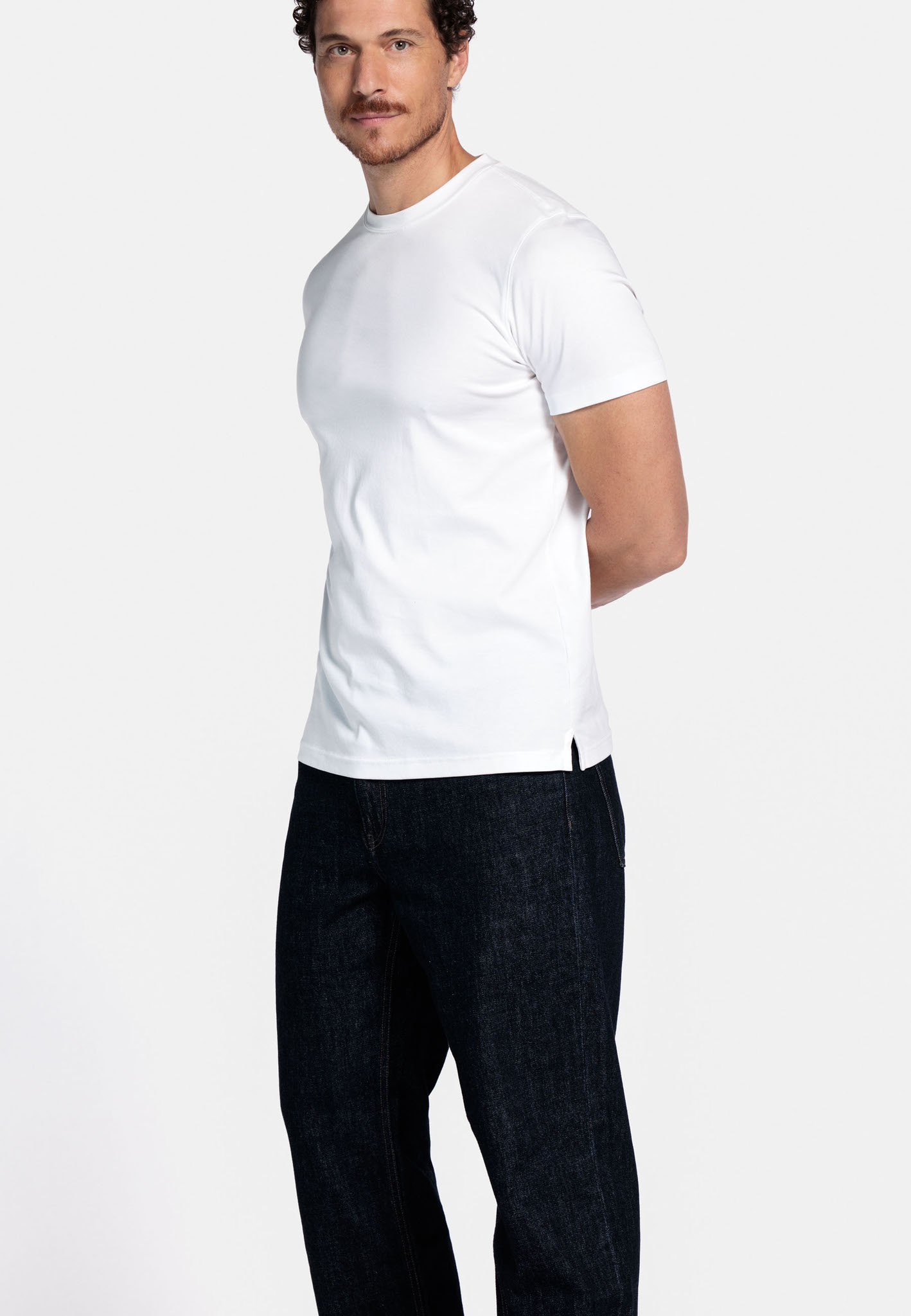 Liquid cotton T-shirt - White