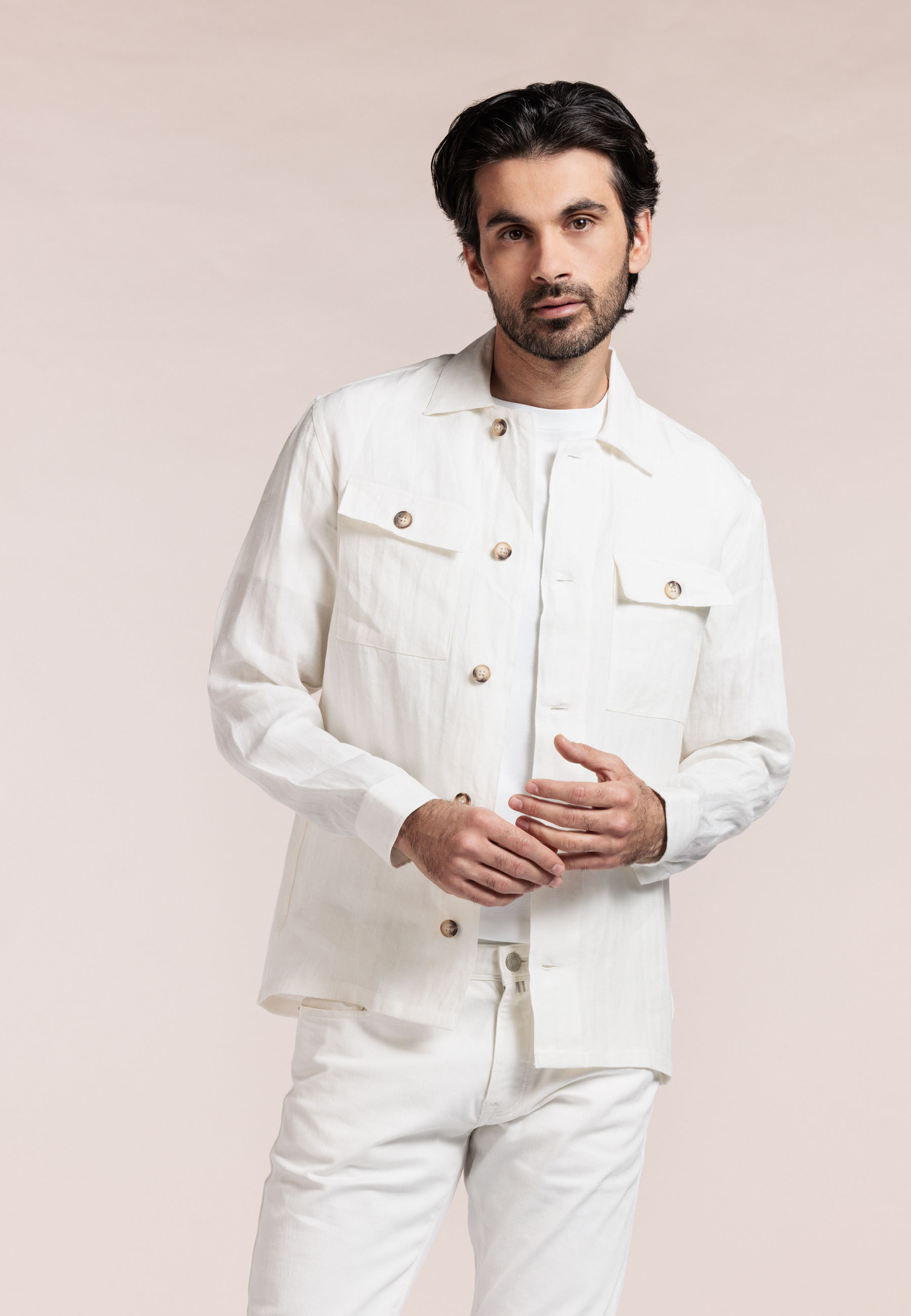 Linnen overshirt
