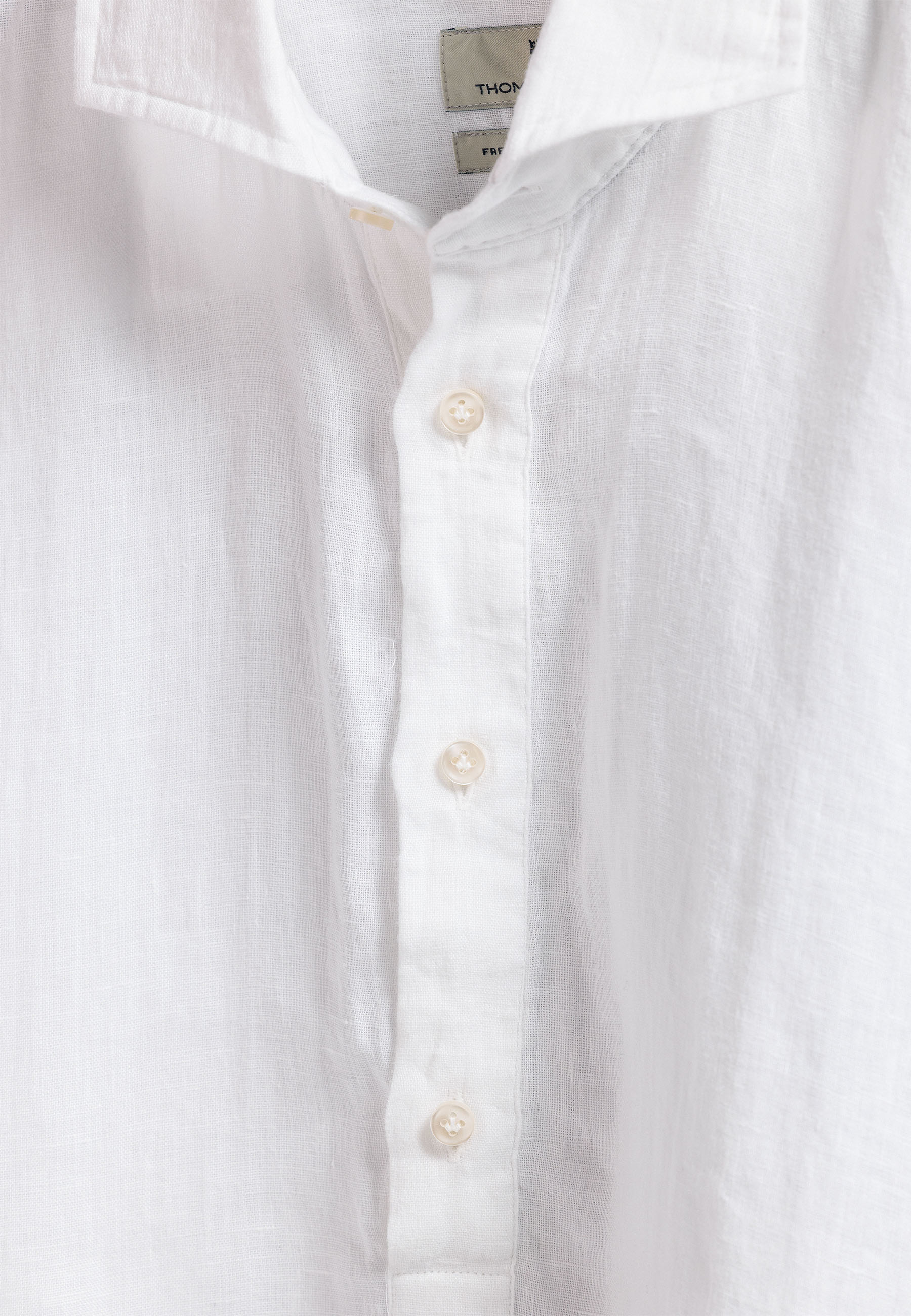 Linen pop over shirt