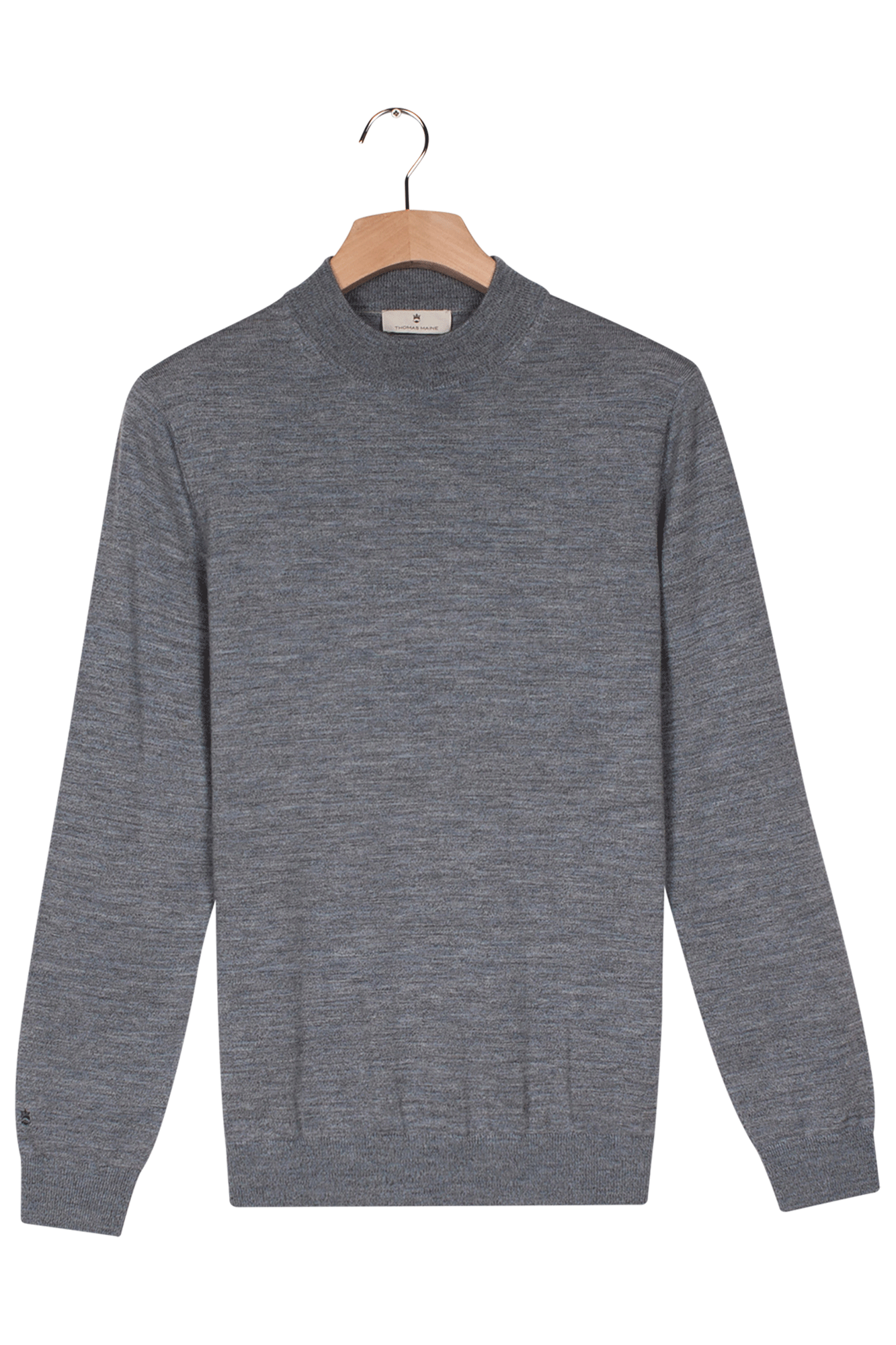 Merinowollen pullover - Blue