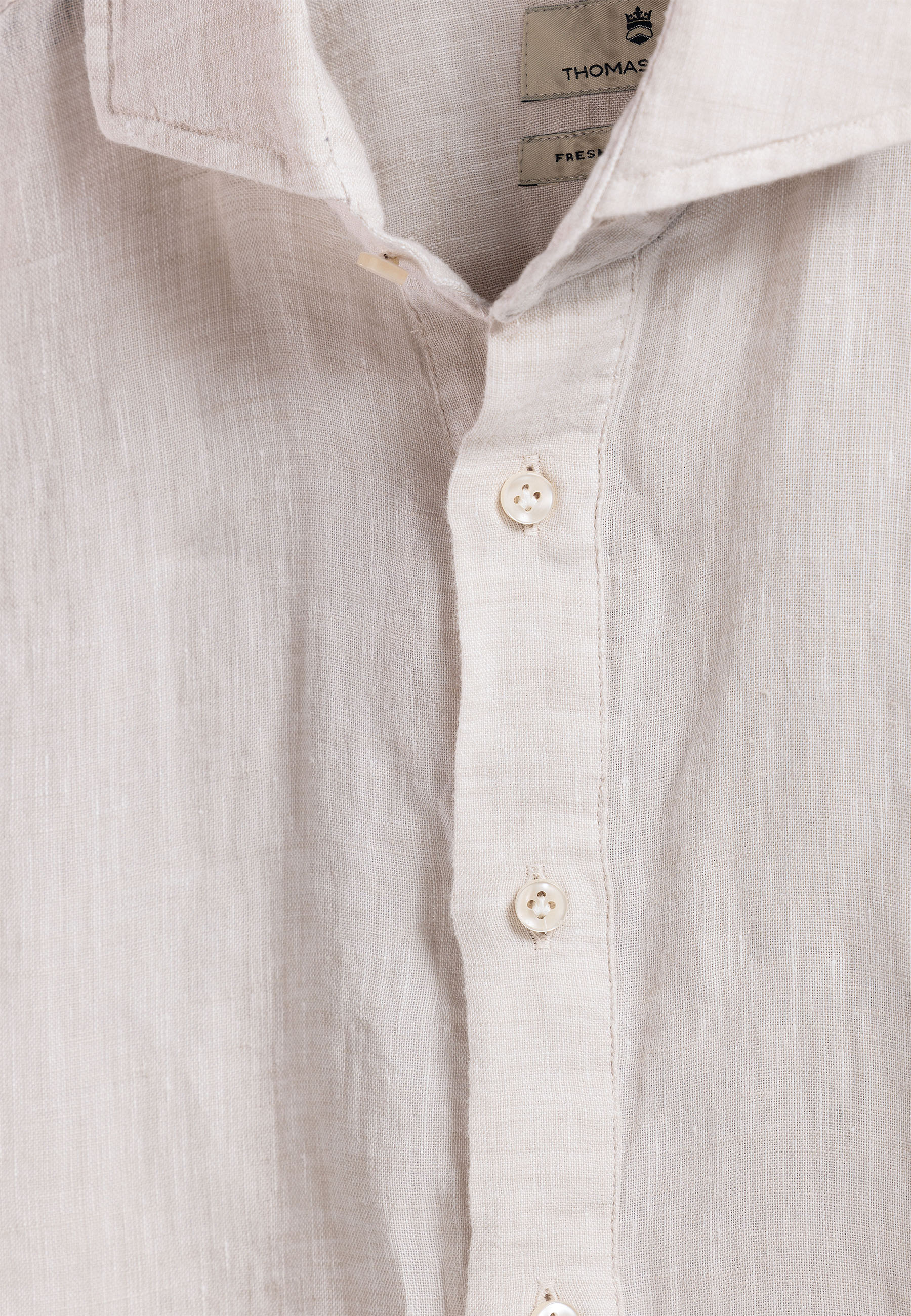 Linen pop over shirt