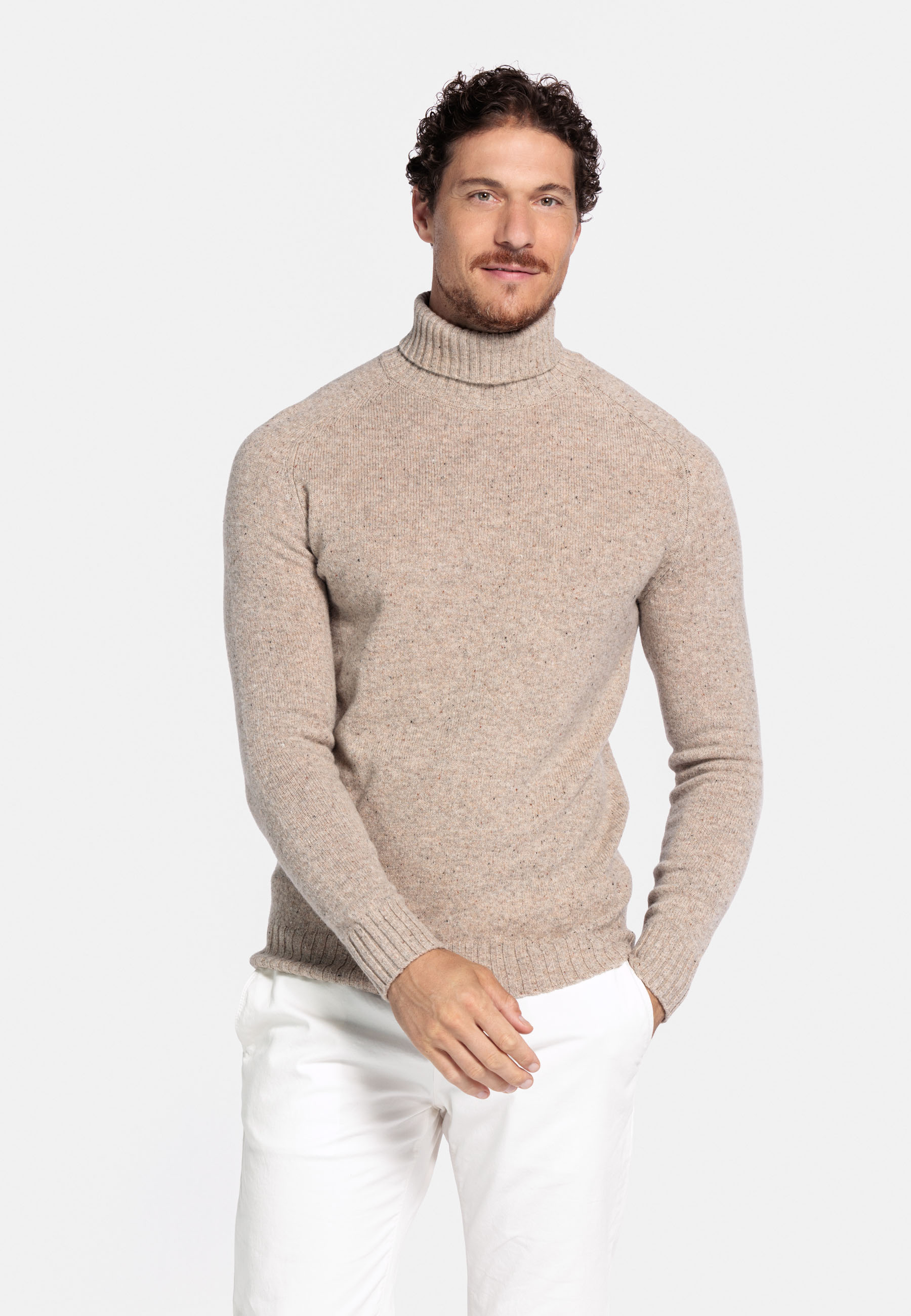 Merinowollen coltrui - Beige