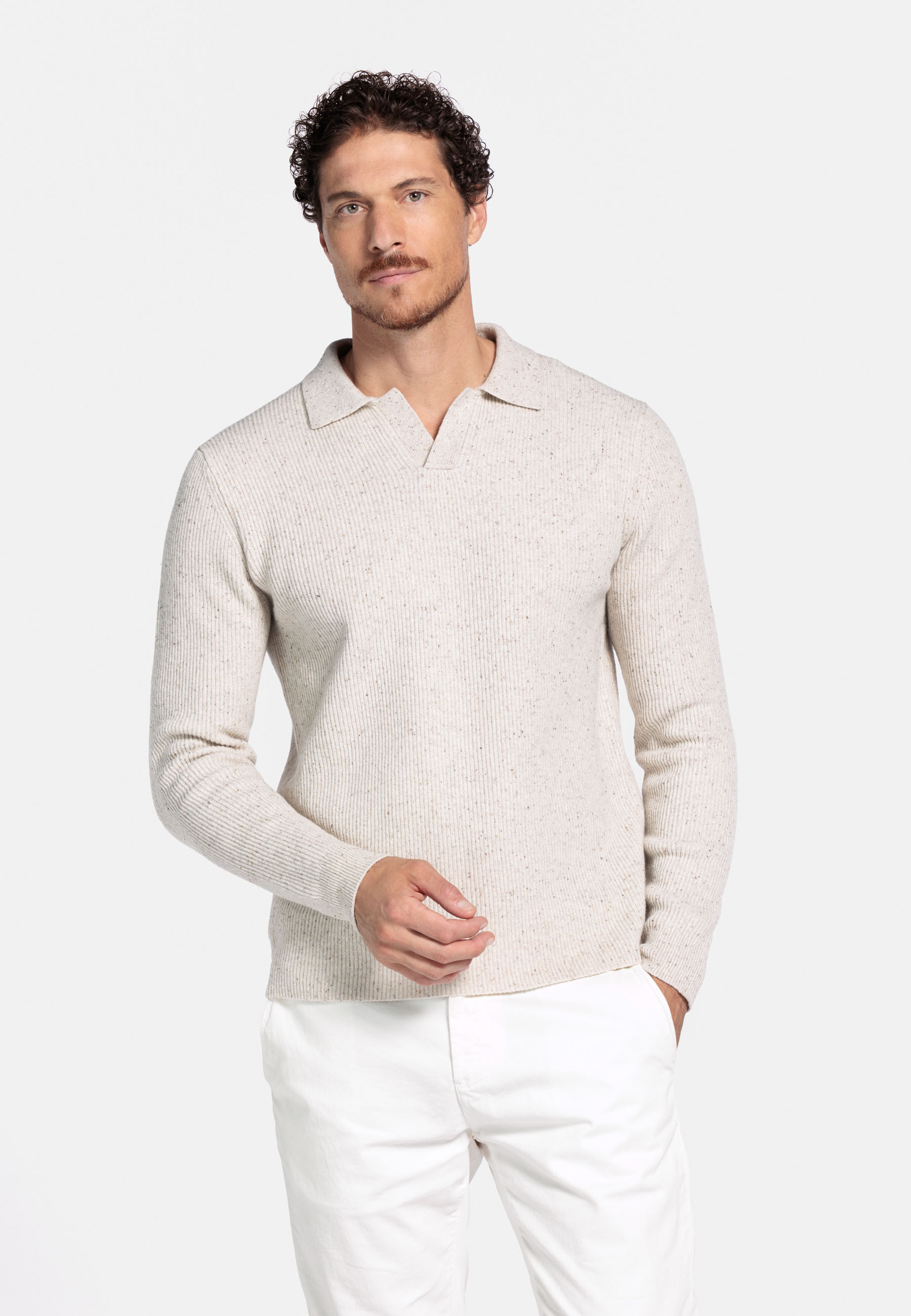 Merinowollen pullover - White