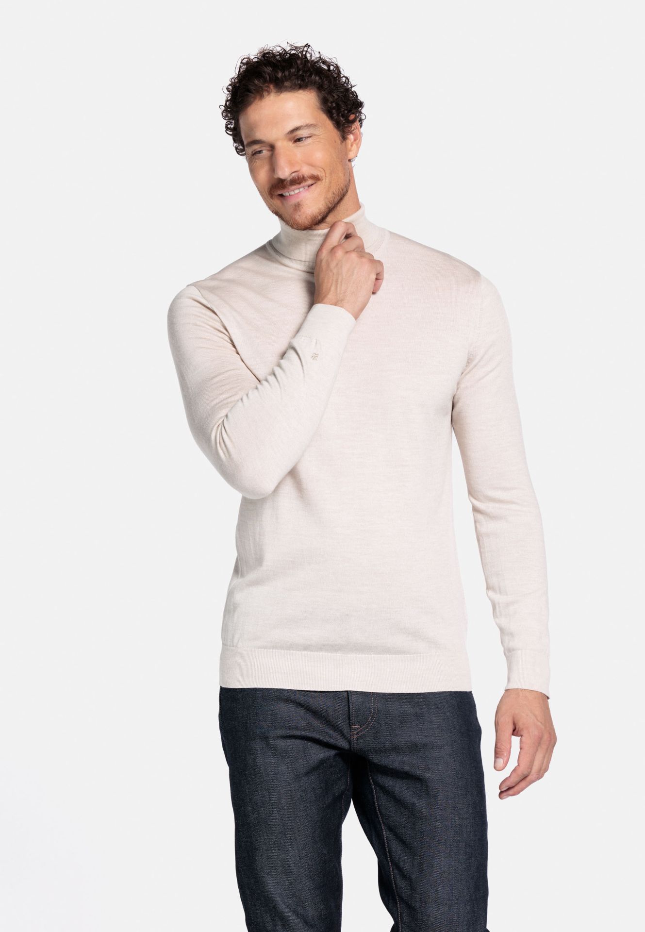 Merinowollen coltrui -  Beige