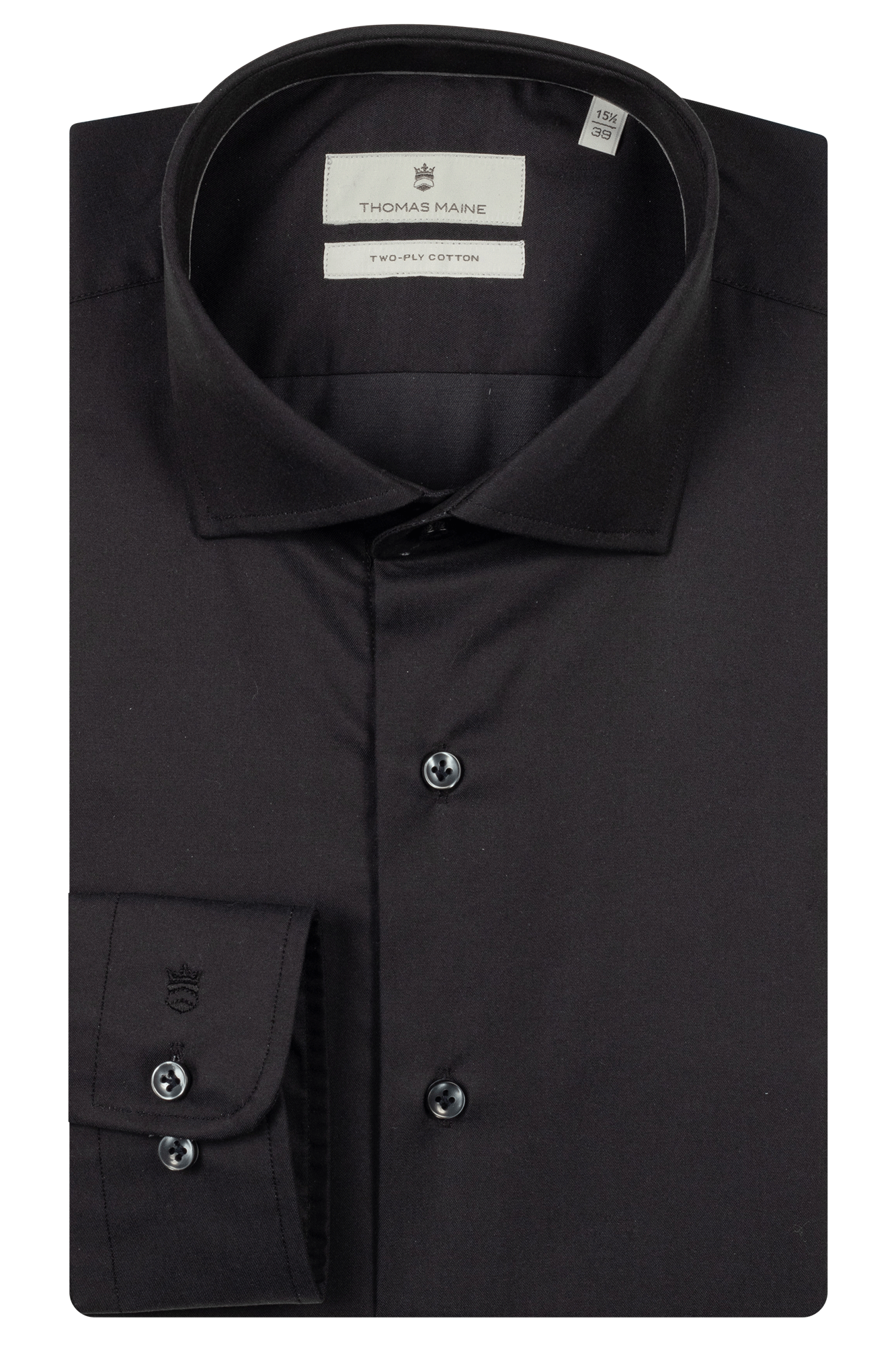 Katoenen overhemd - Black