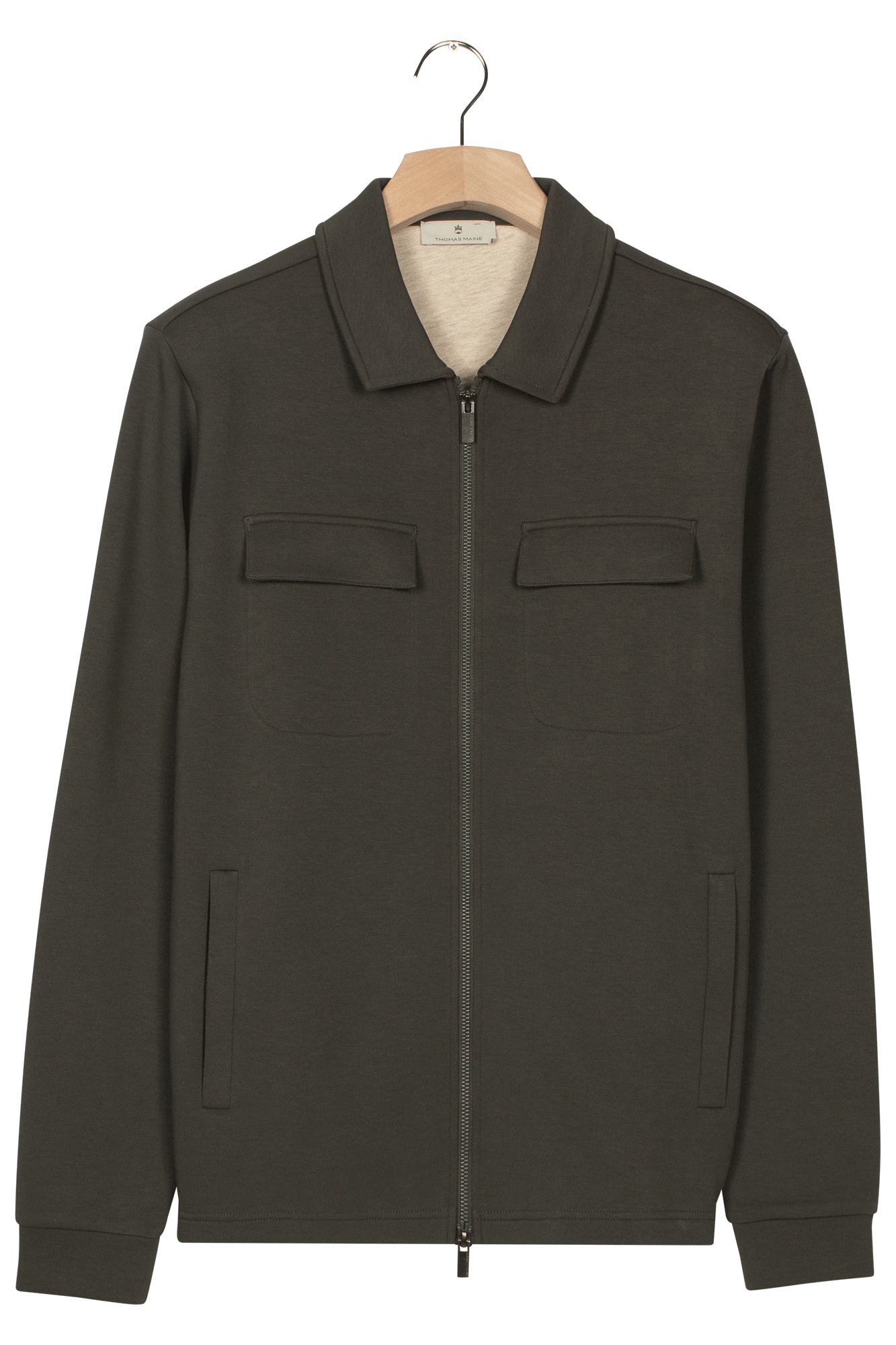 Jersey sweat overshirt - Green