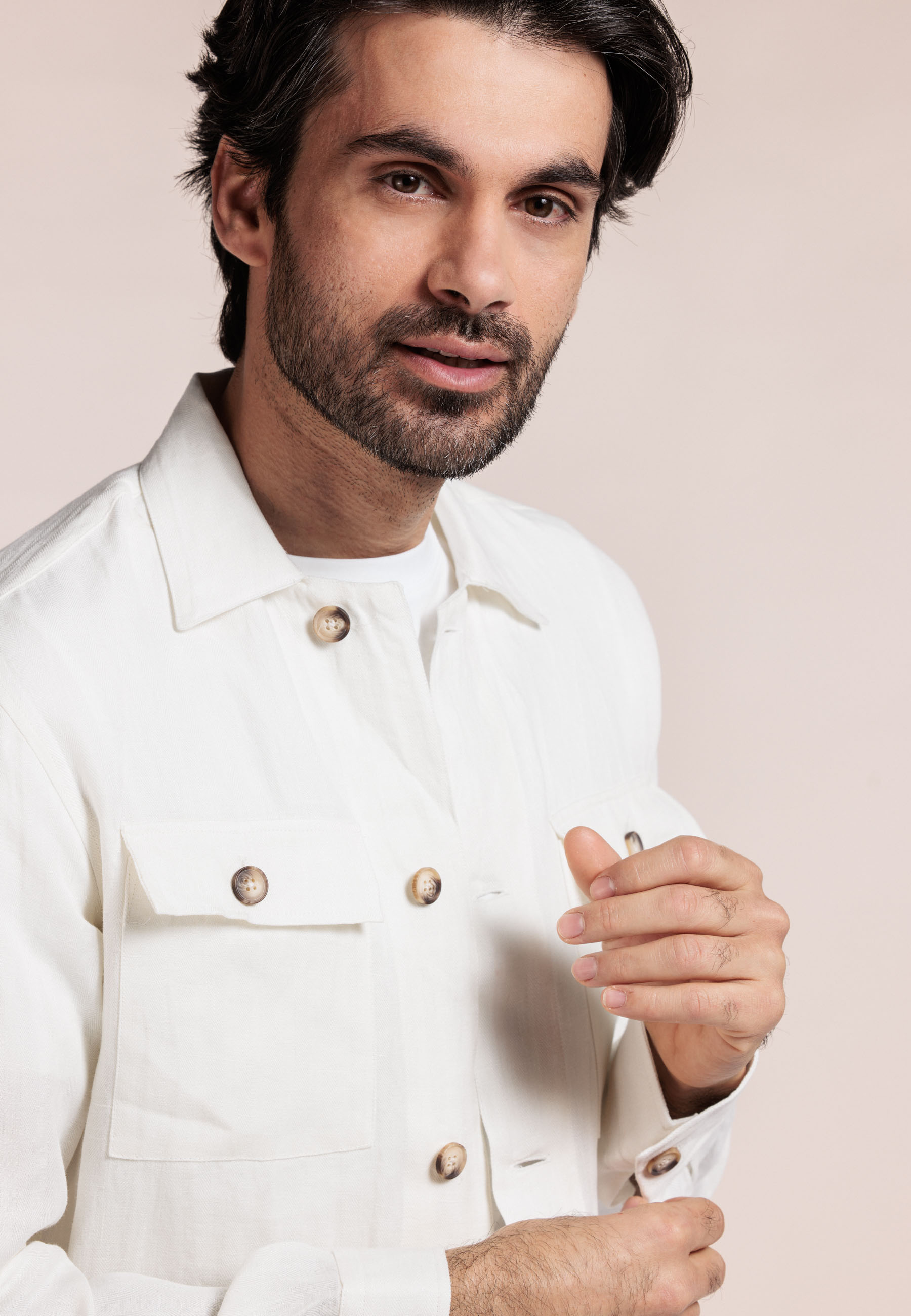 Linnen overshirt