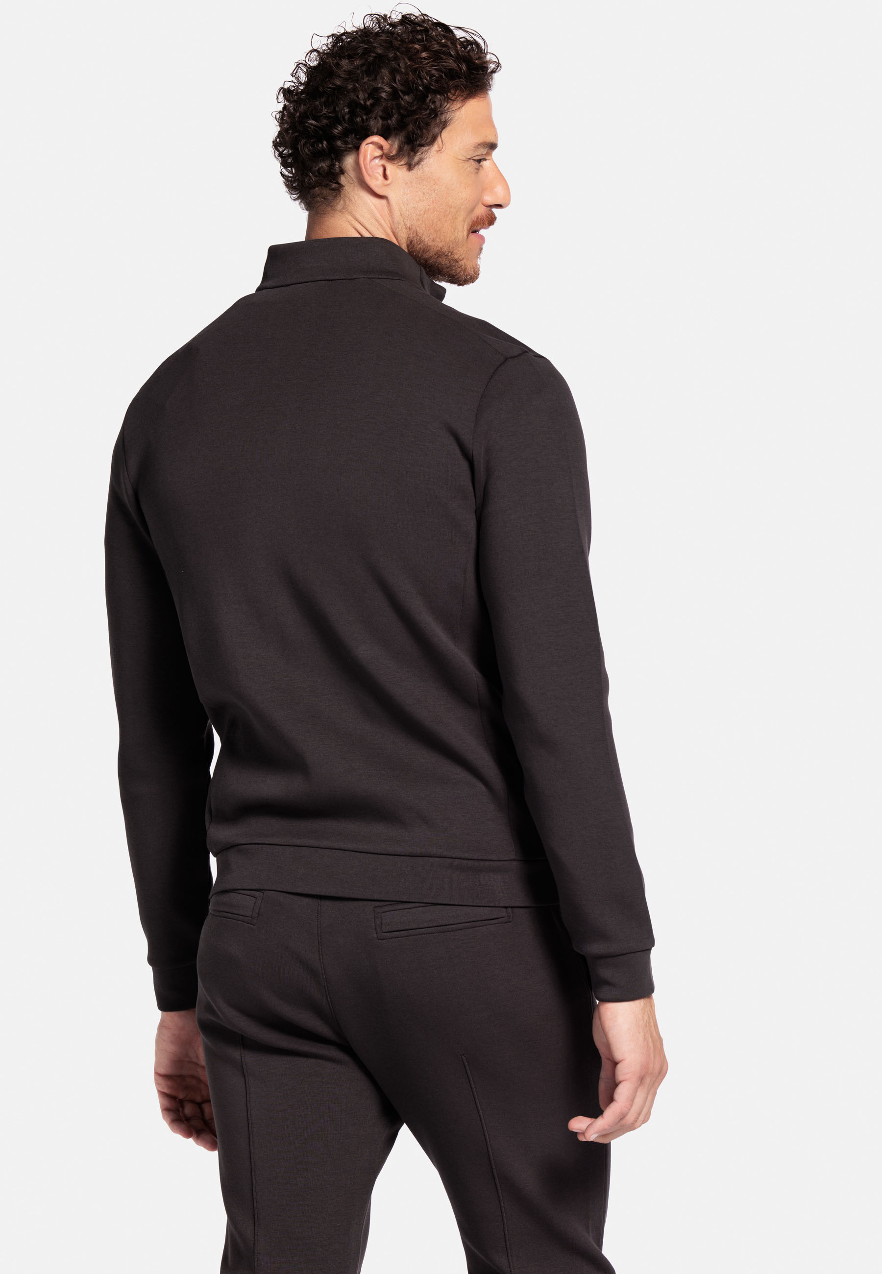 Jersey sweatvest - Brown