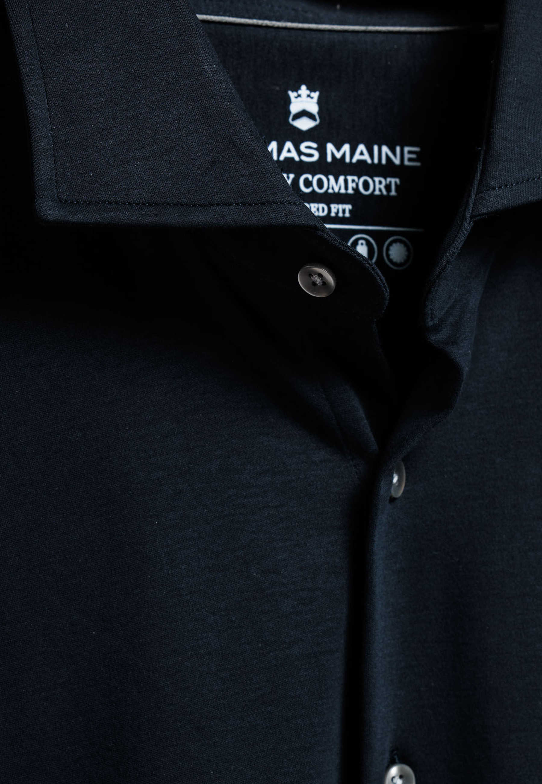 Liquid Cotton Overhemd - Navy