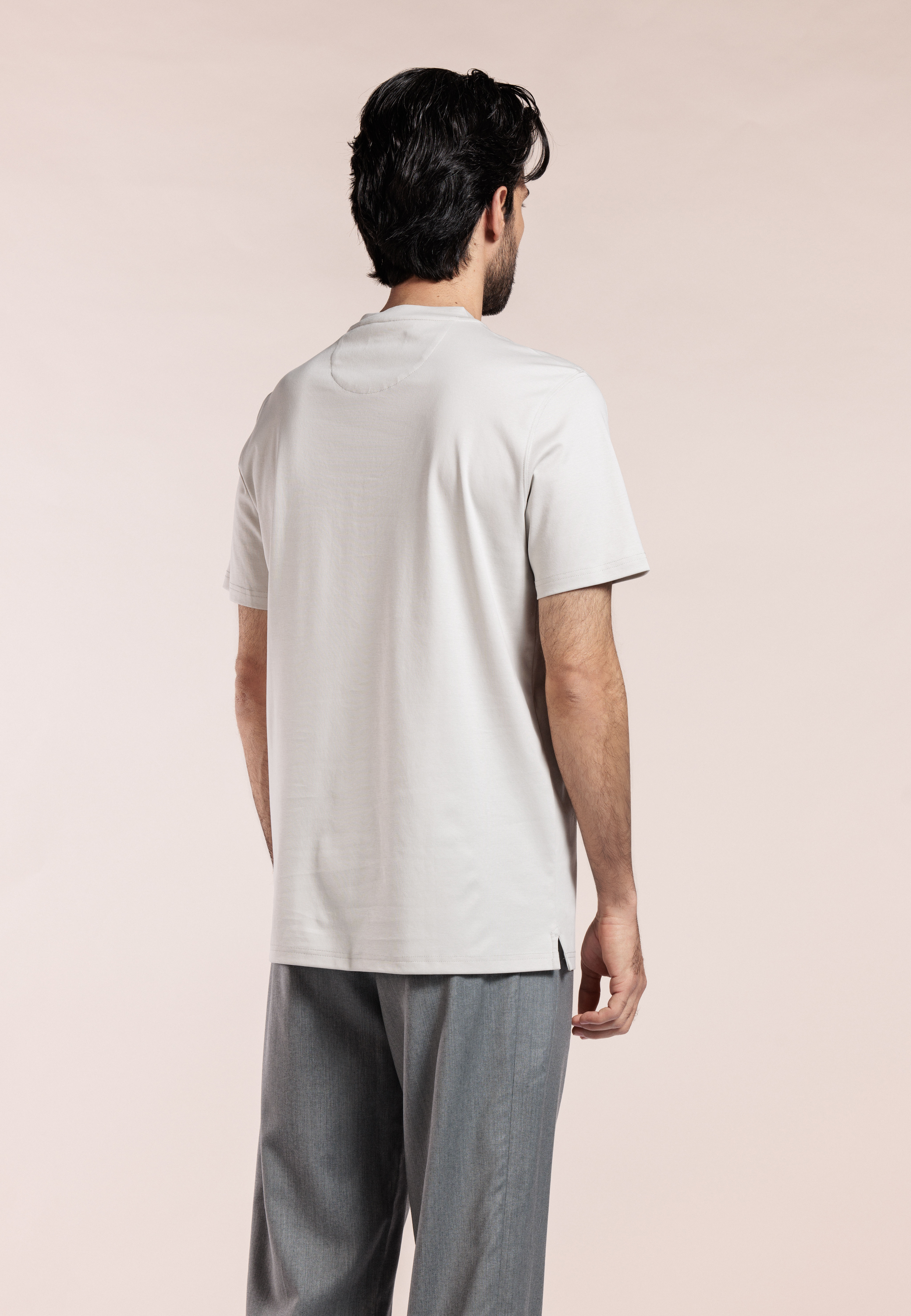 Liquid cotton T-shirt - Beige