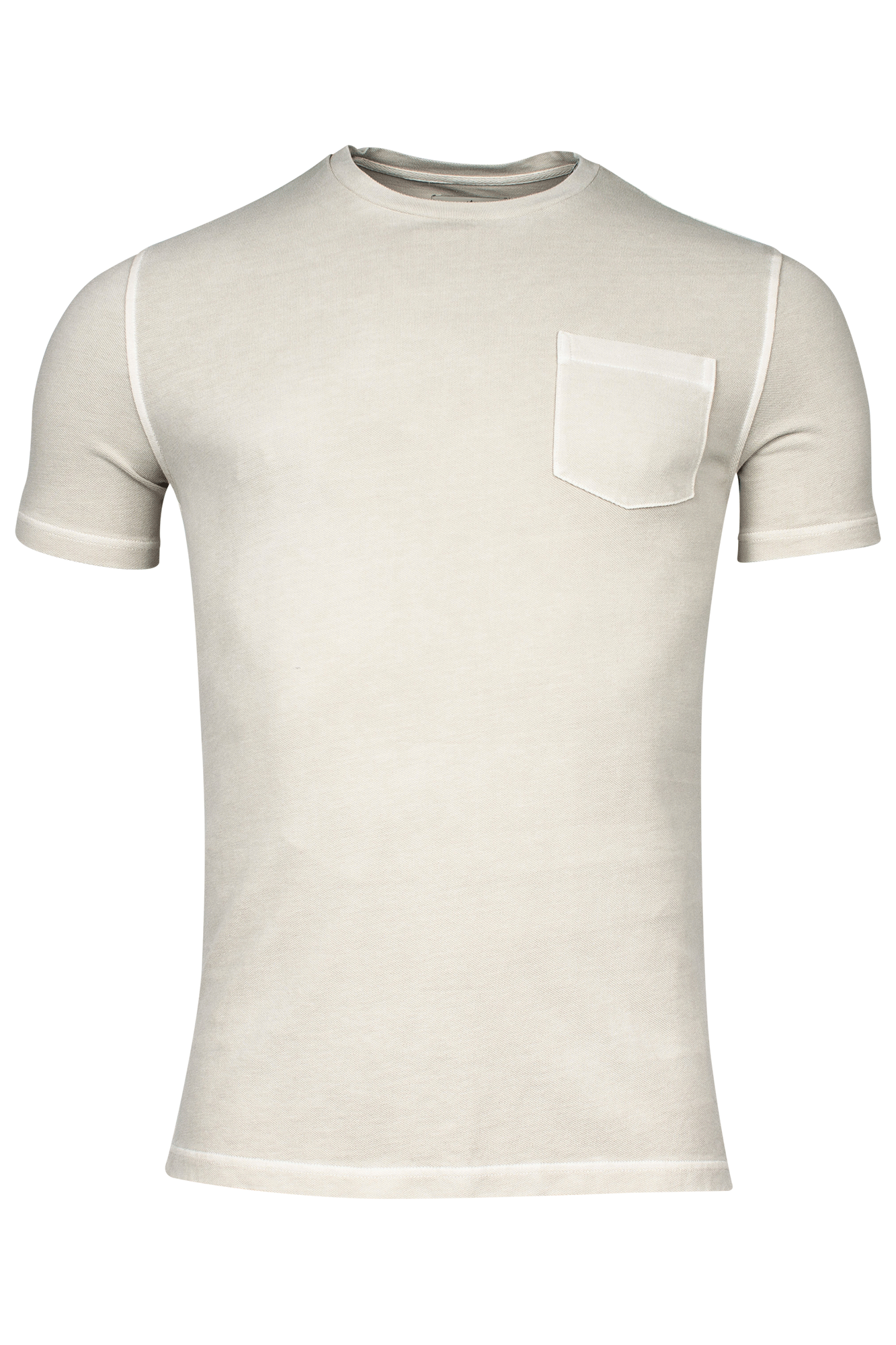 T-Shirt crew neck+chest pocket/ Short Sleeves