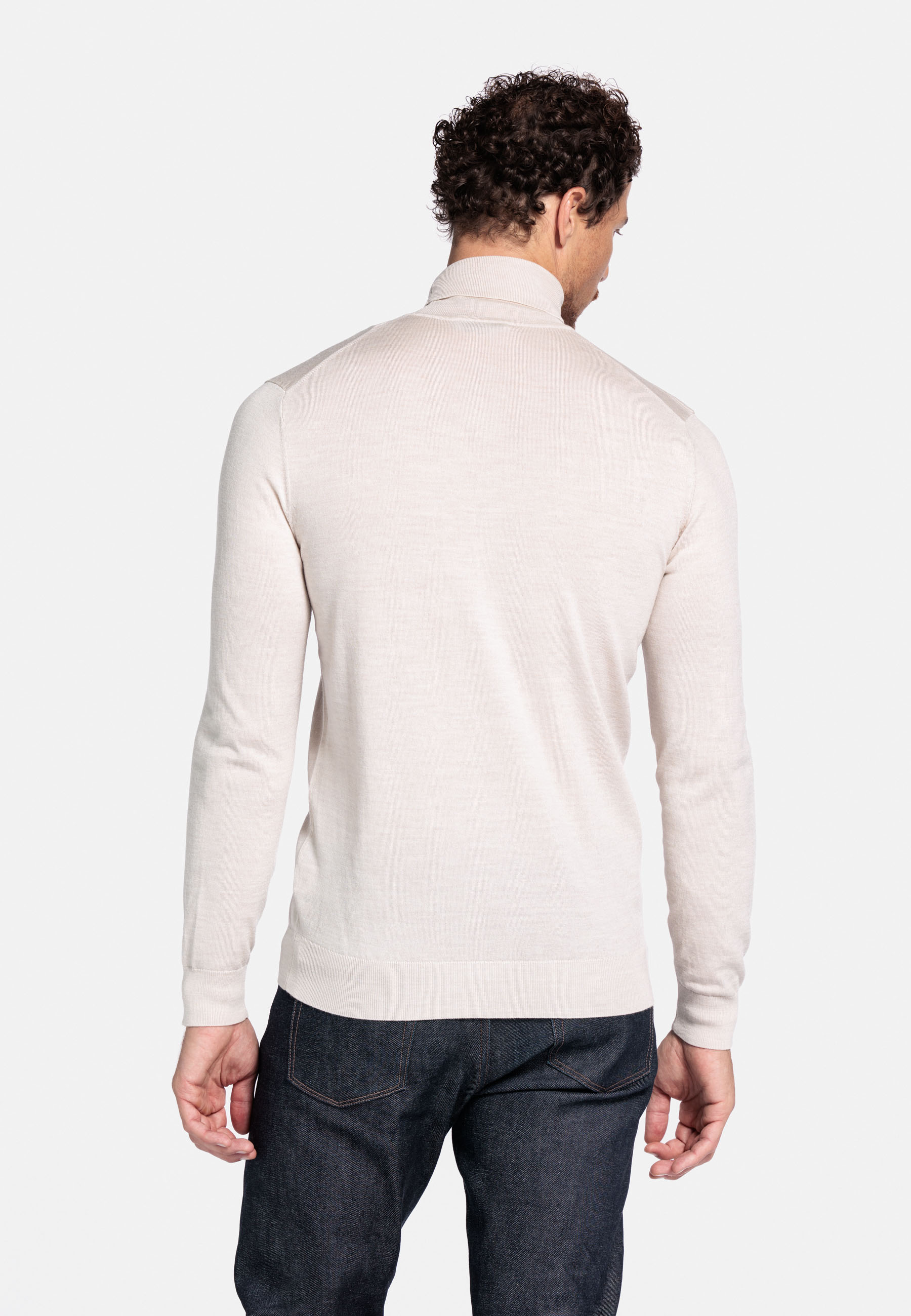 Merinowollen coltrui - Beige