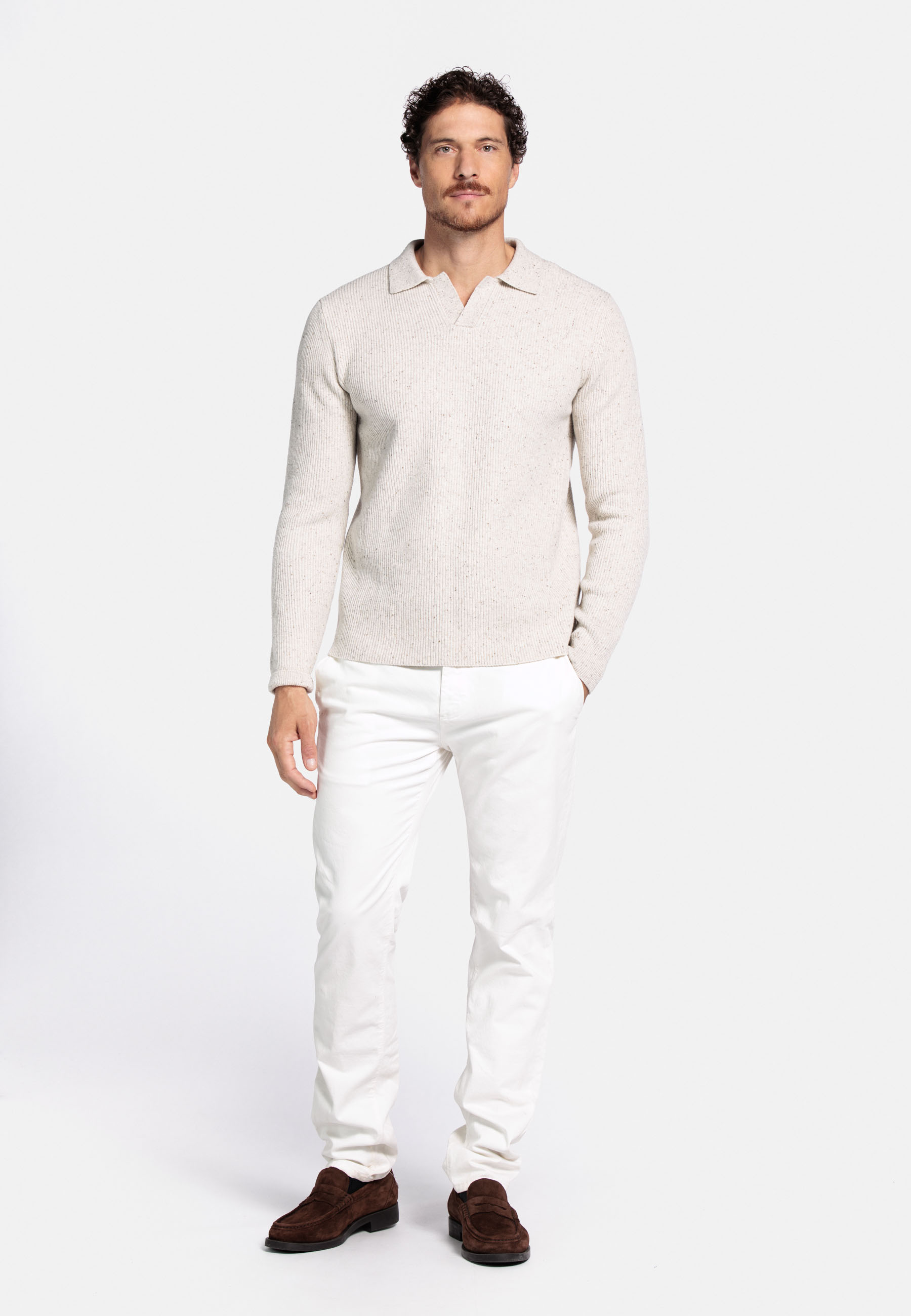 Merinowollen pullover - White