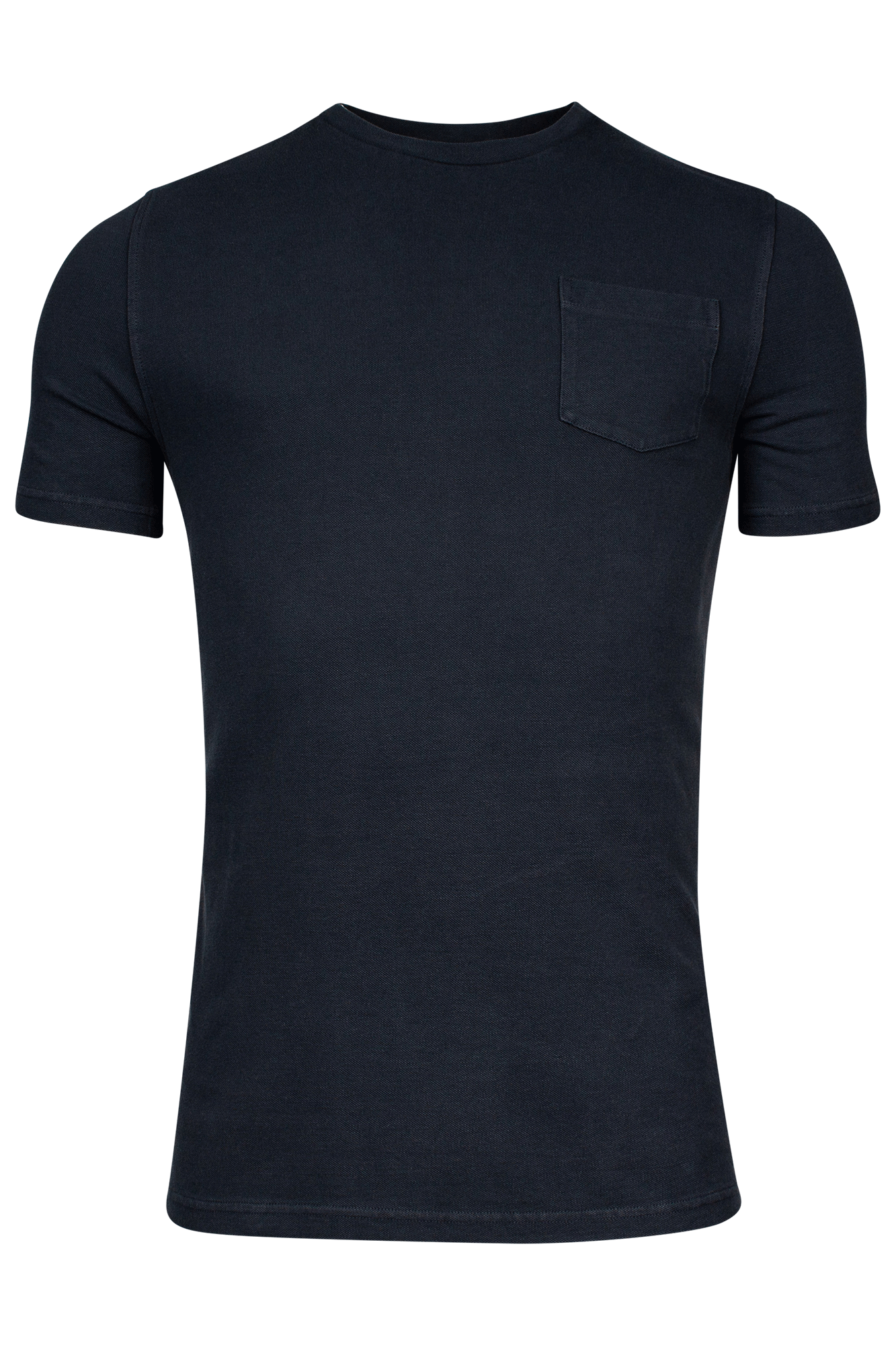 T-Shirt crew neck+chest pocket/ Short Sleeves