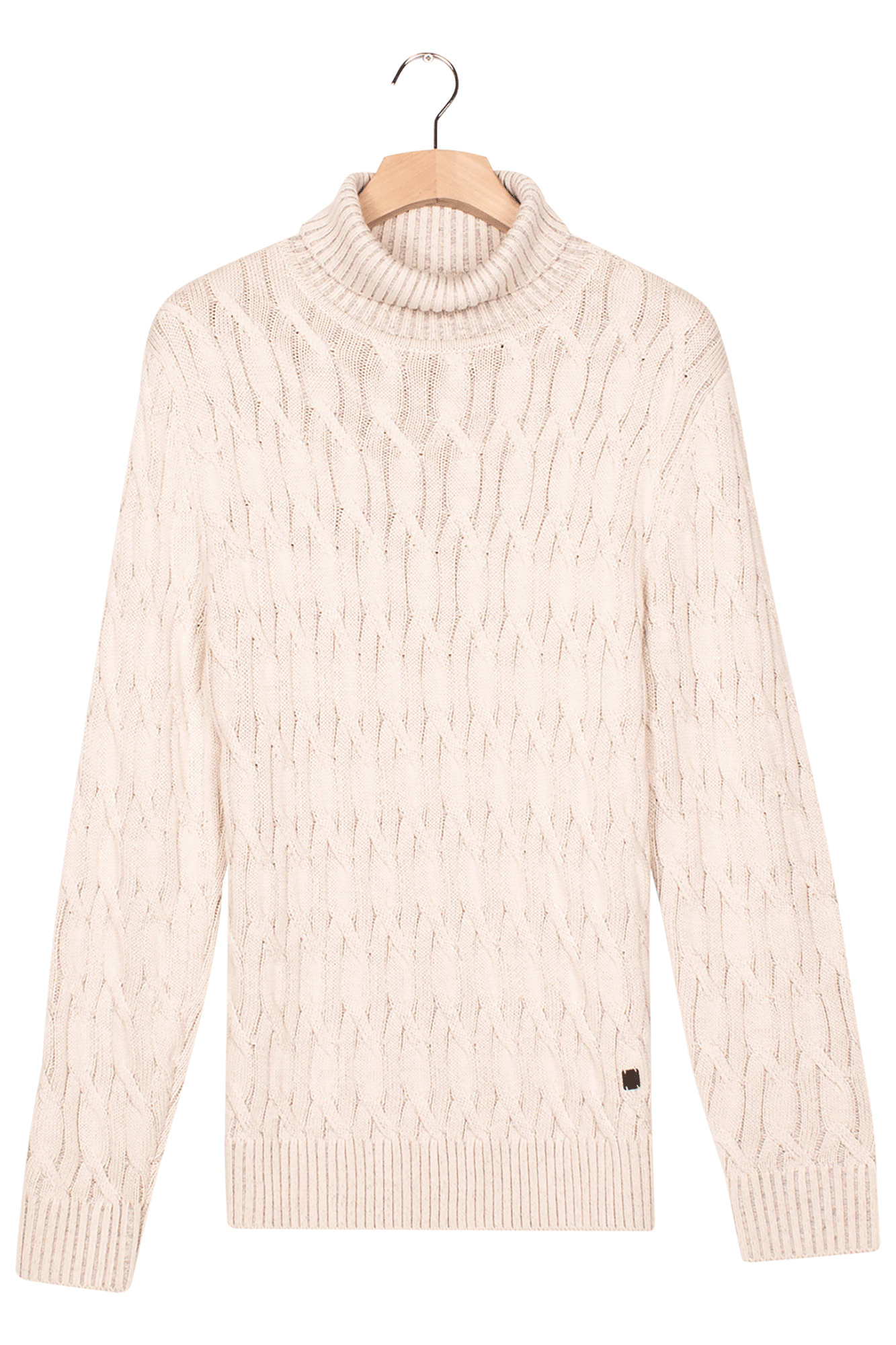 Merinowollen kabel coltrui - White