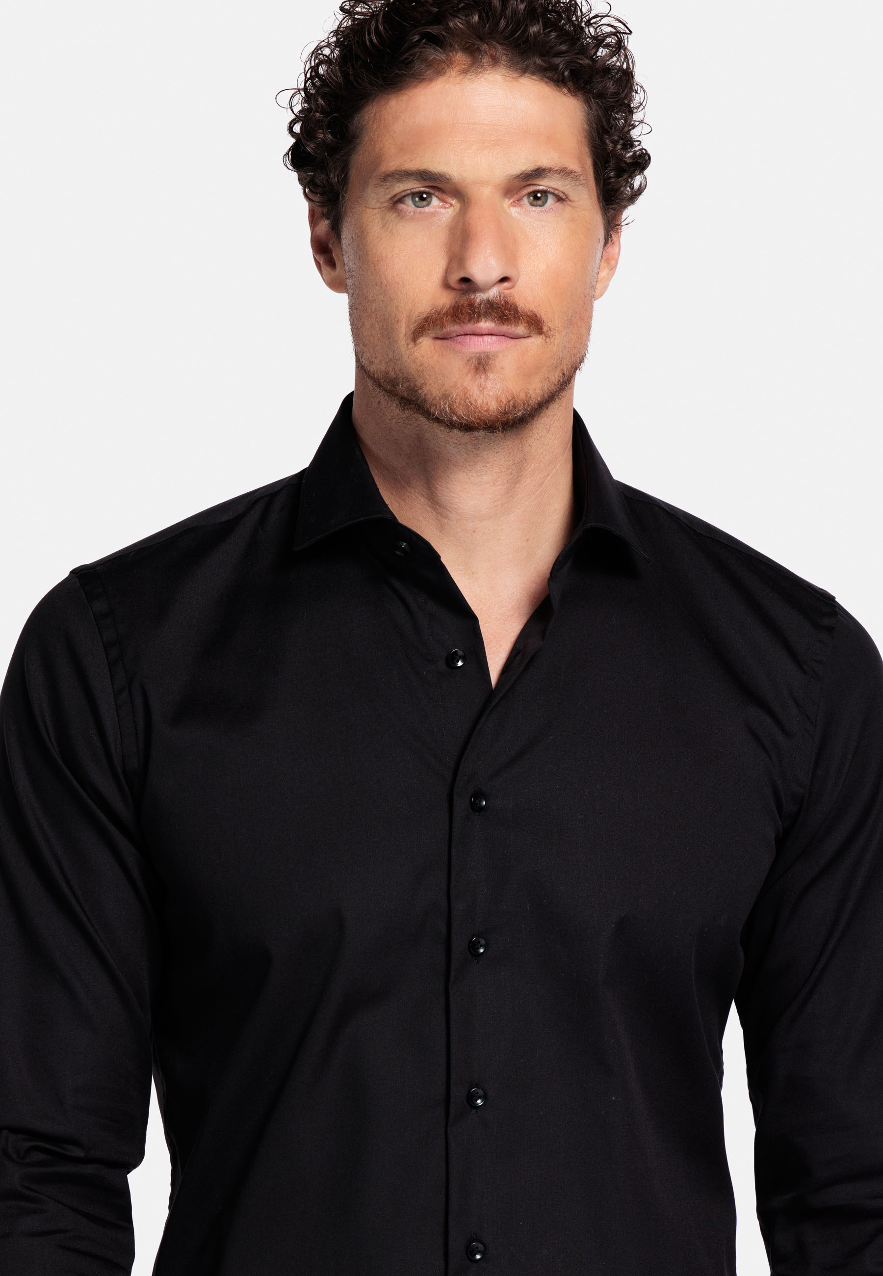 Katoenen overhemd - Black