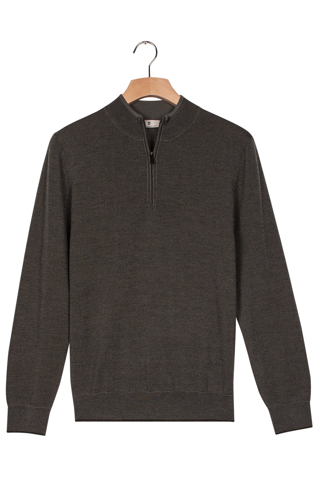 Merinowollen trui - Green