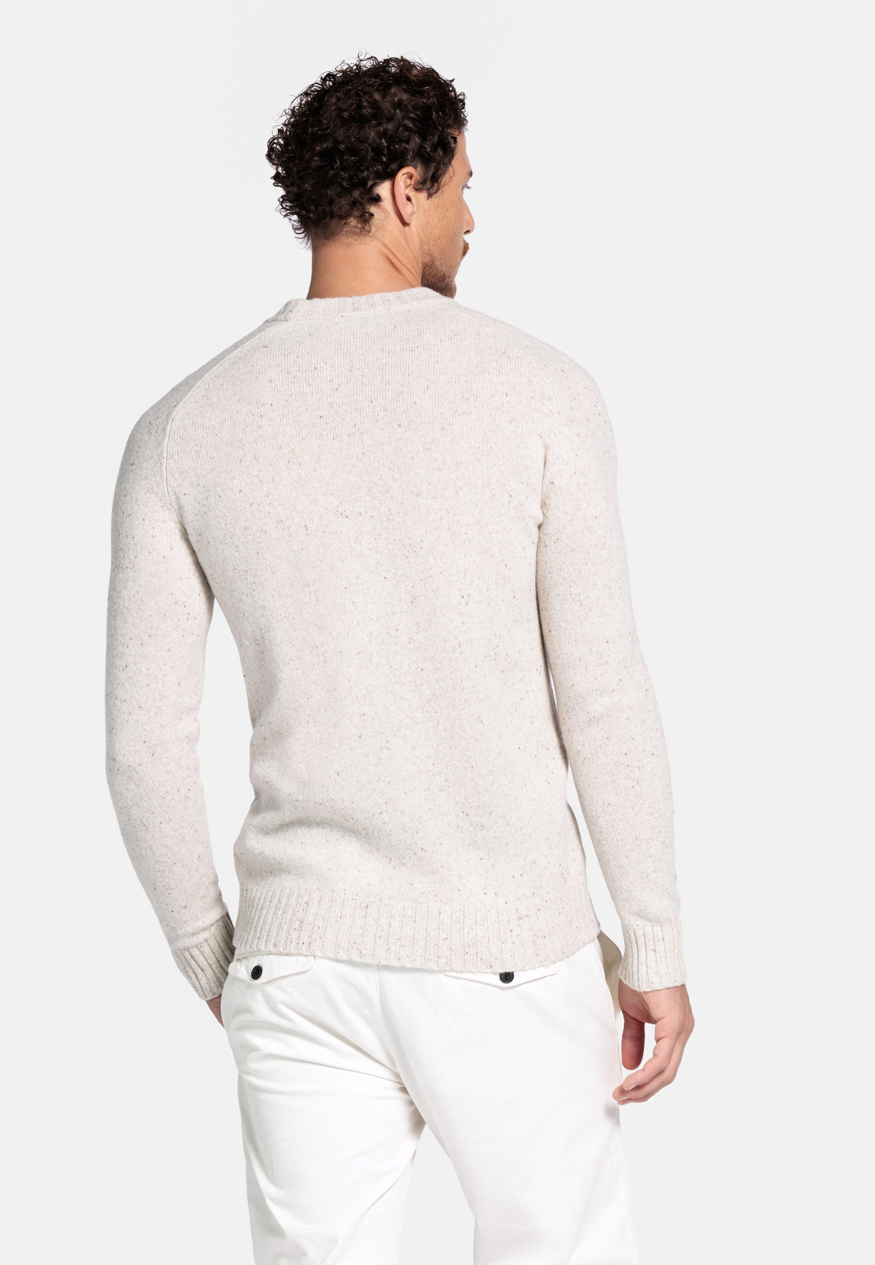 Merinowollen pullover - White