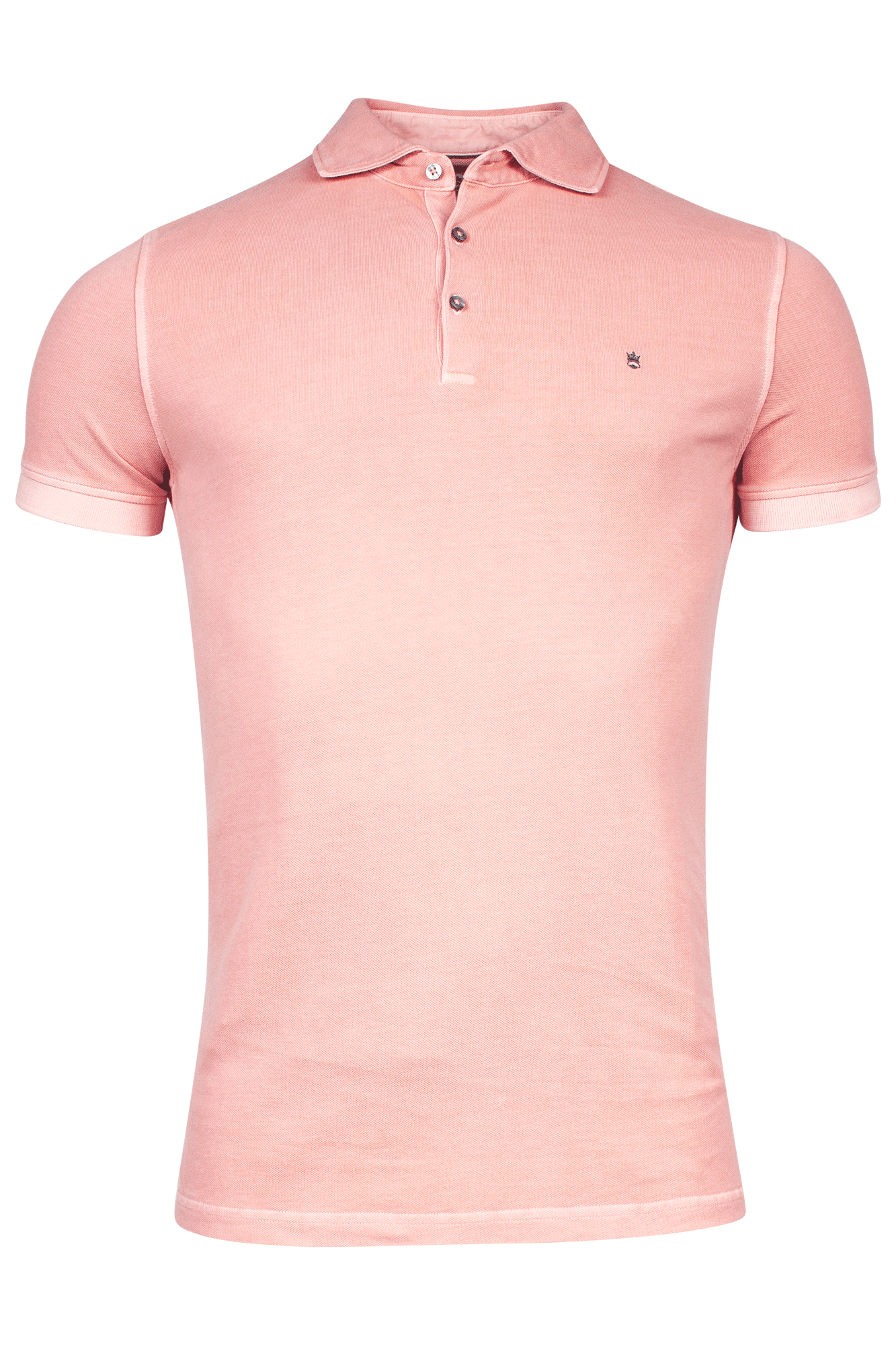 Garment-Dye katoen pique polo
