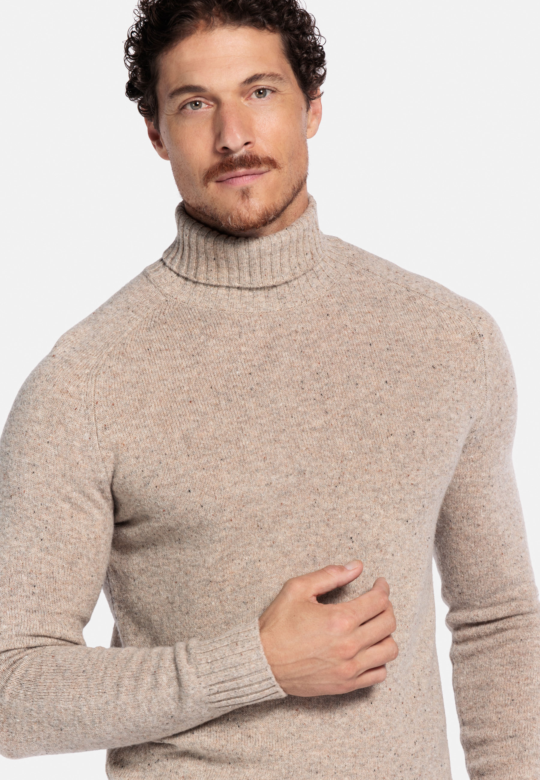 Merinowollen coltrui - Beige