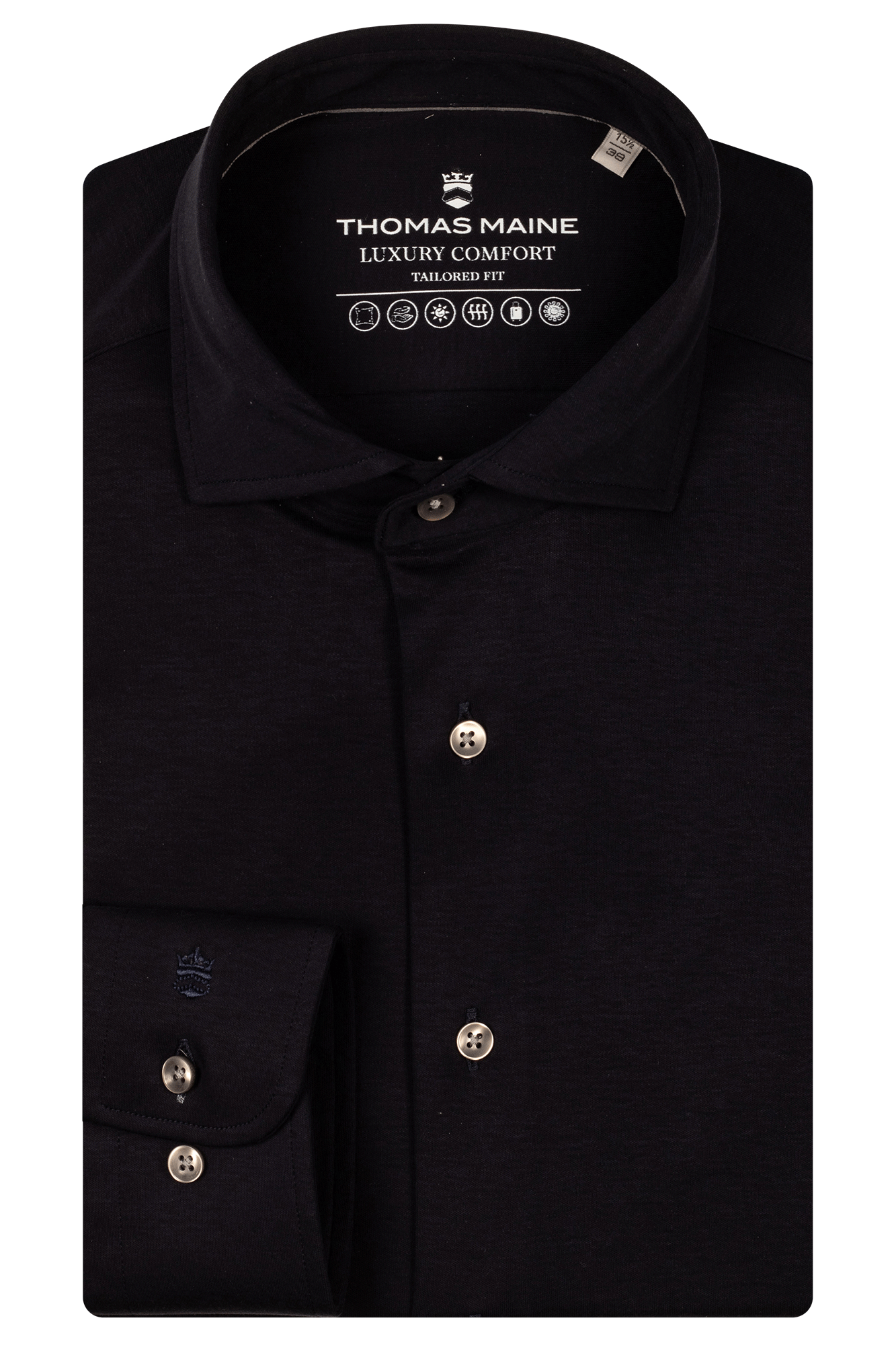 Liquid Cotton Overhemd - Navy