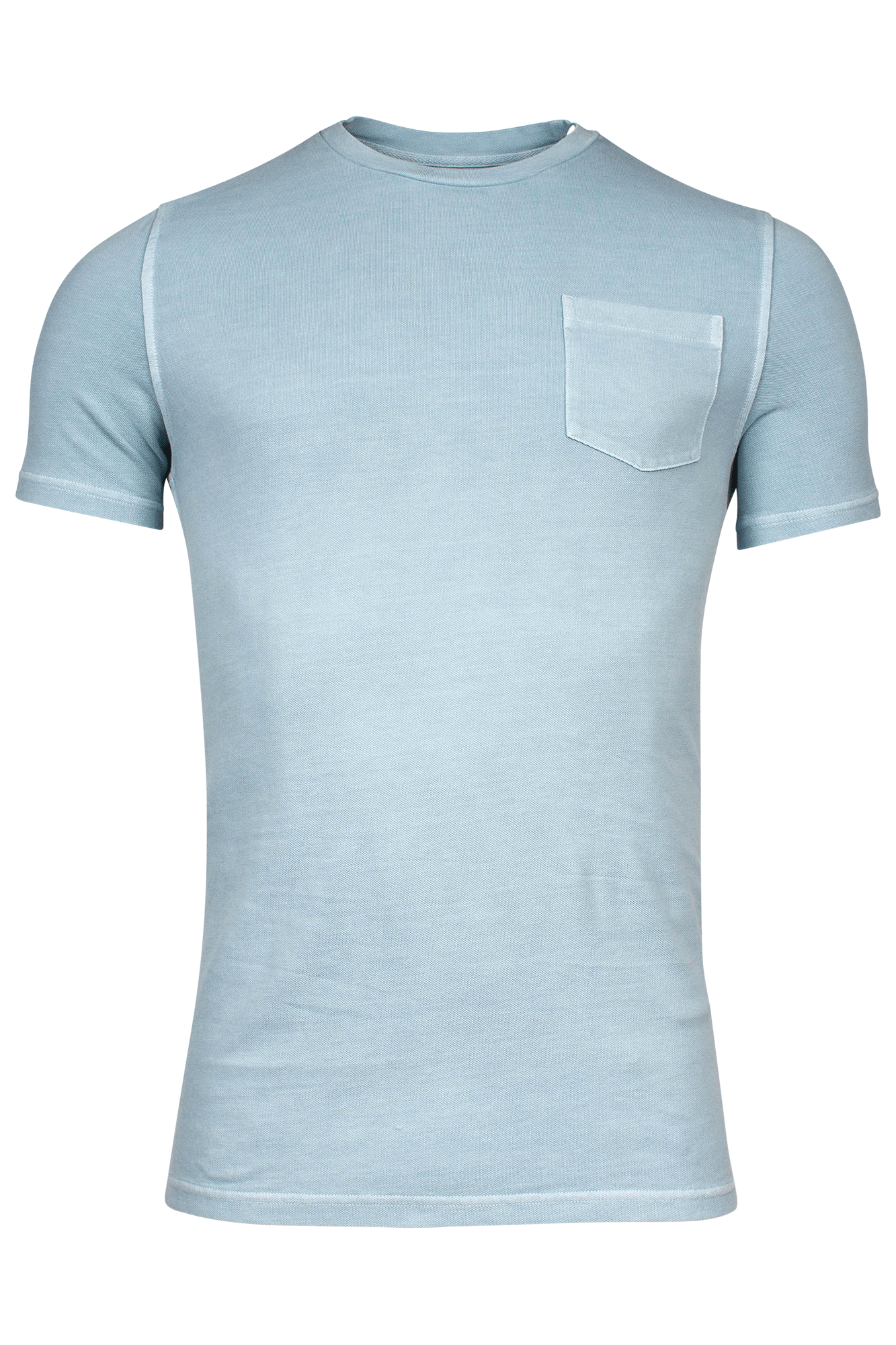 Garment-Dye katoen pique t-shirt