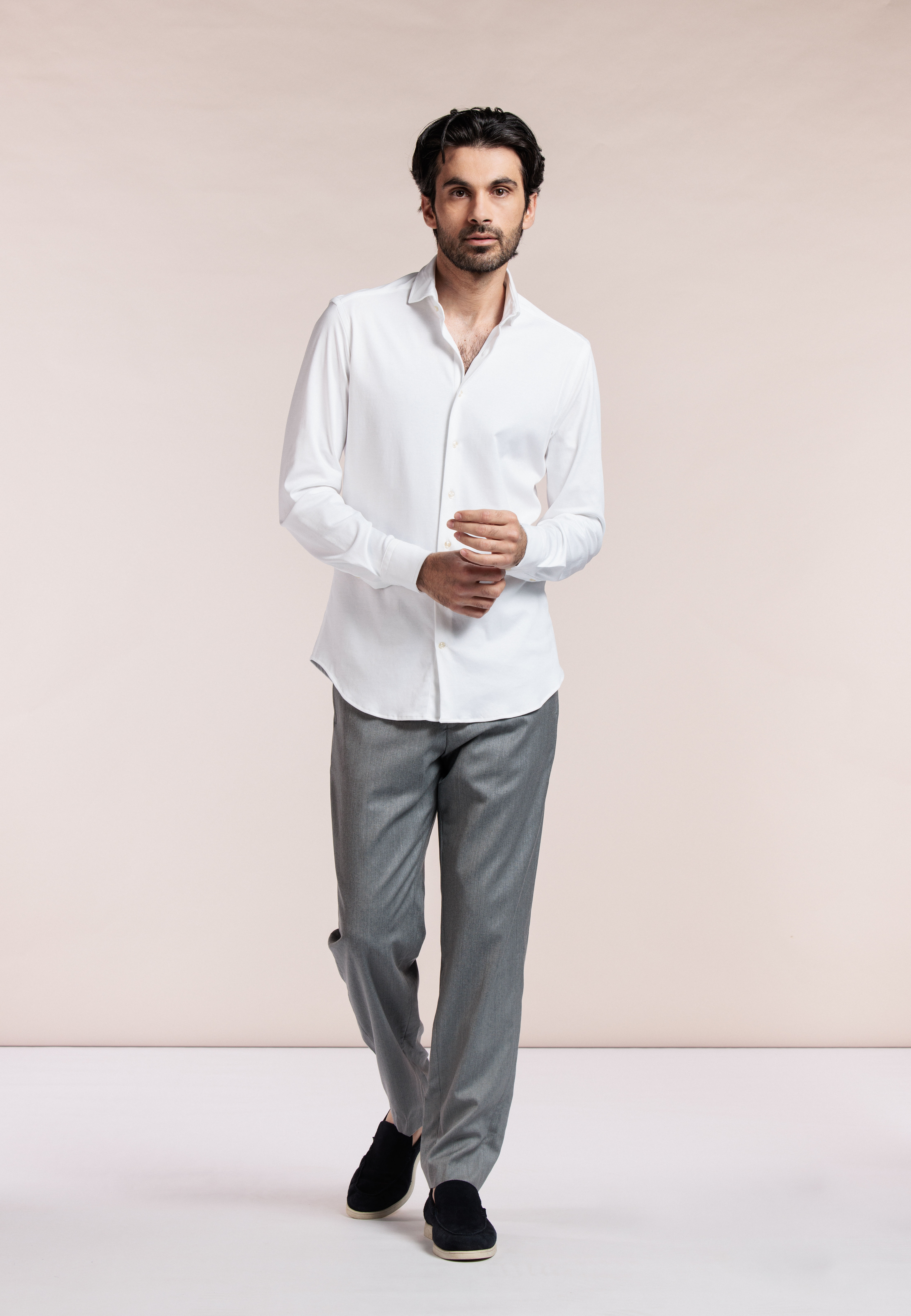 Liquid Cotton Overhemd - Black