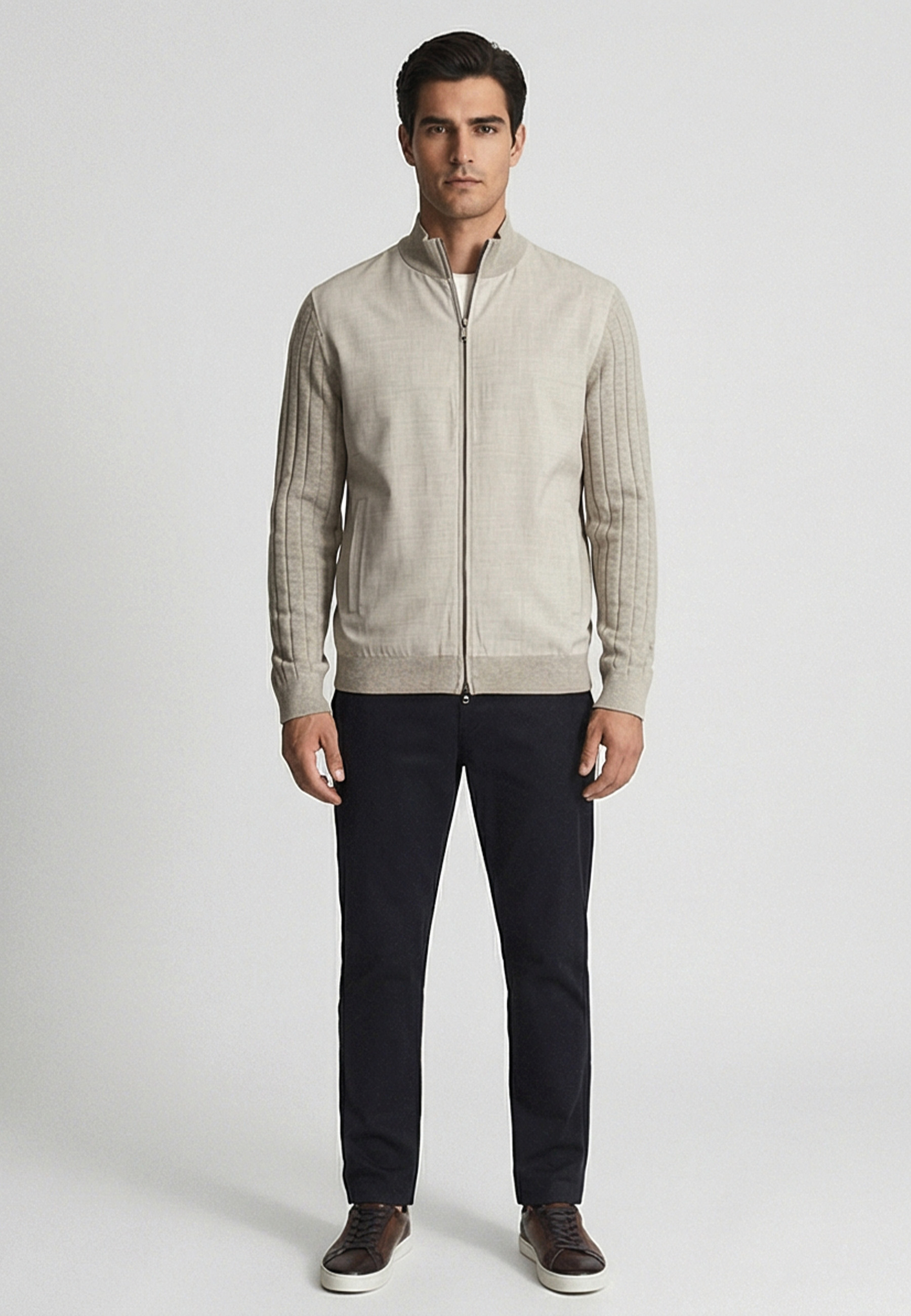 Knit Sweatvest - Grijs 