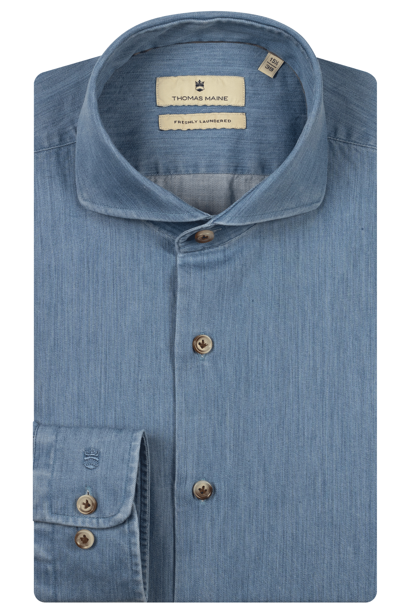 Denimlook overhemd - Blue
