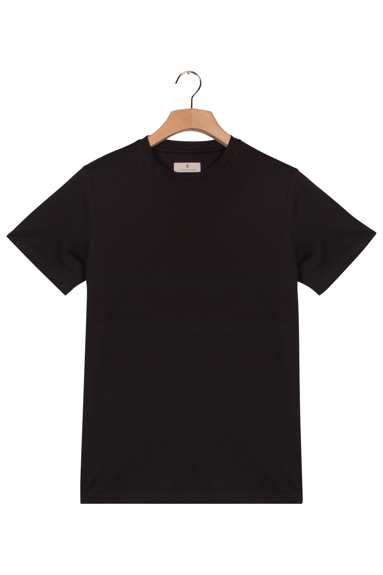 Liquid cotton T-shirt -  Black
