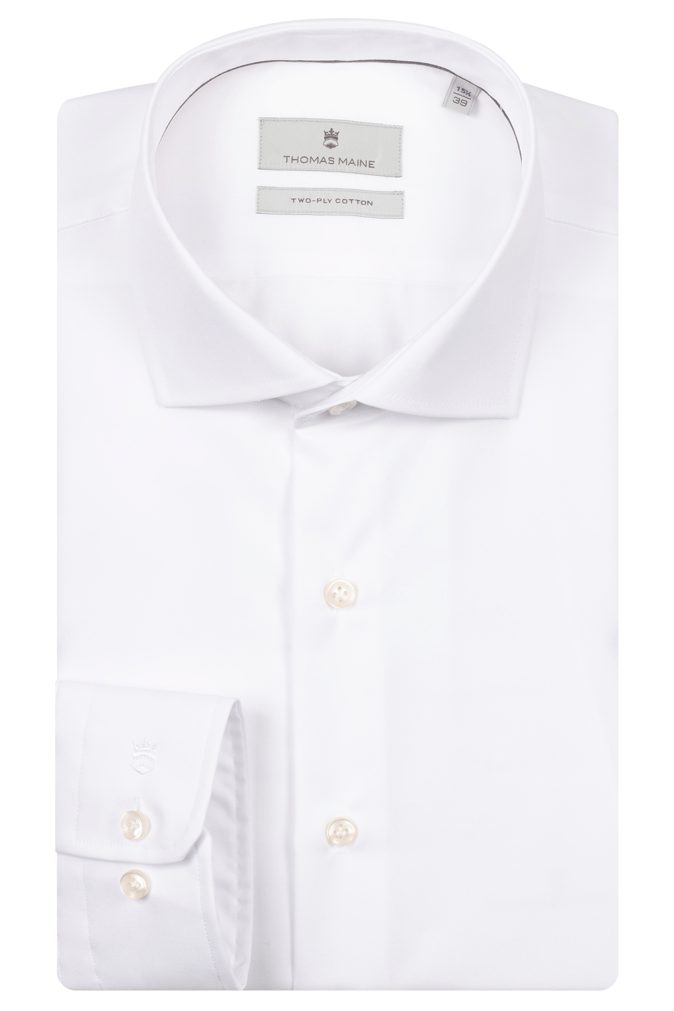 Katoenen overhemd - White