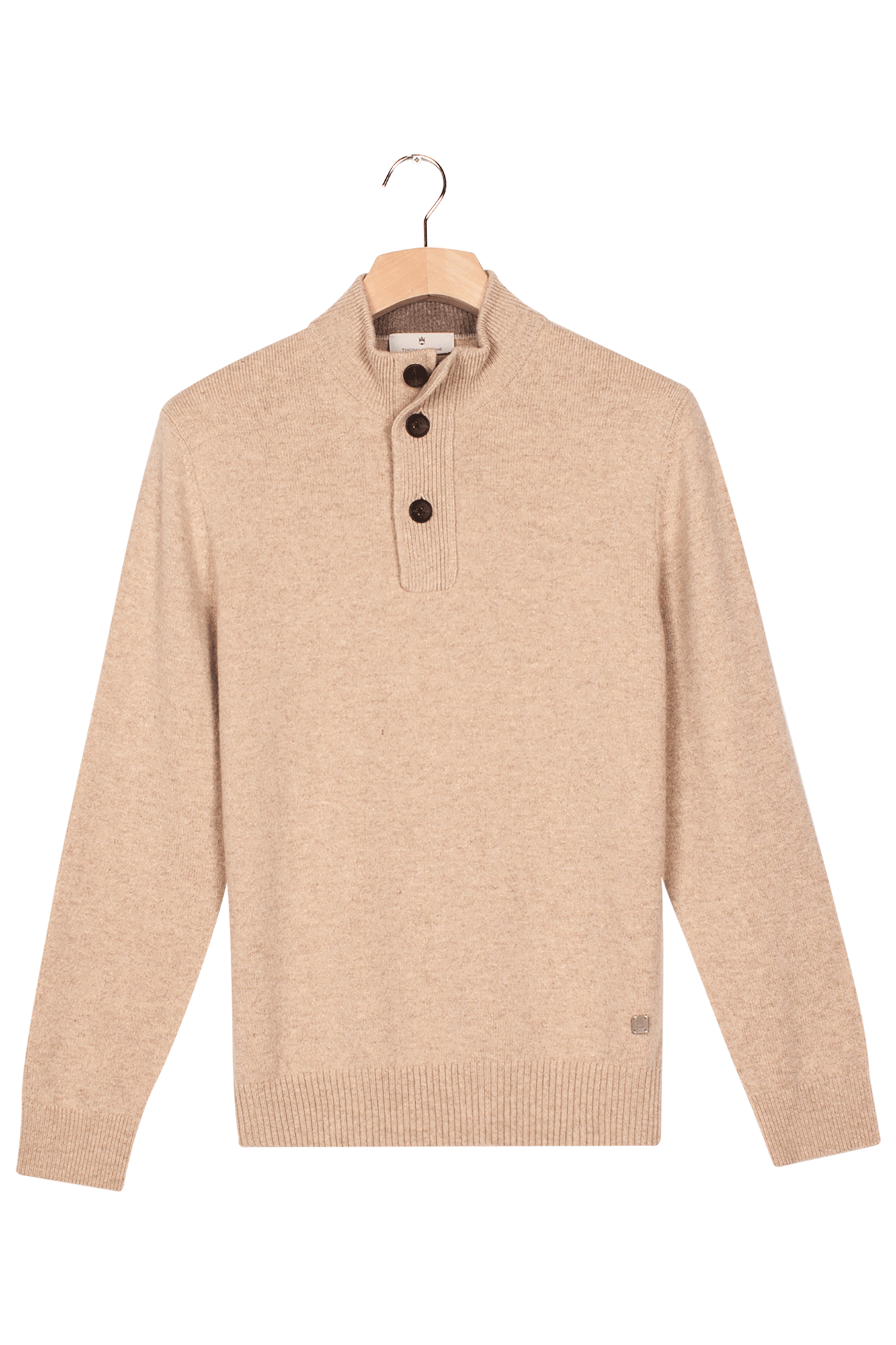 Lamswollen trui - Beige