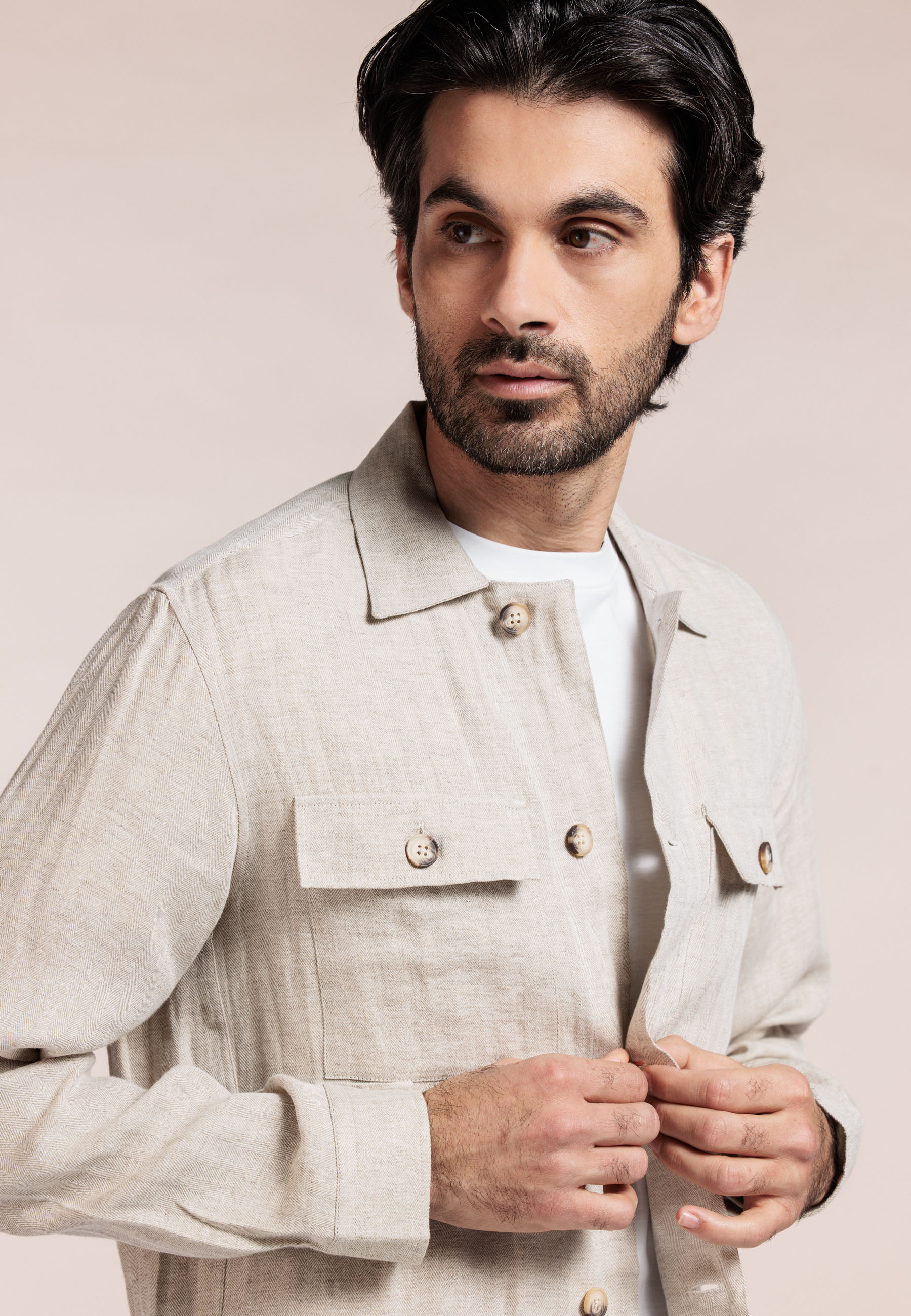 Linnen overshirt