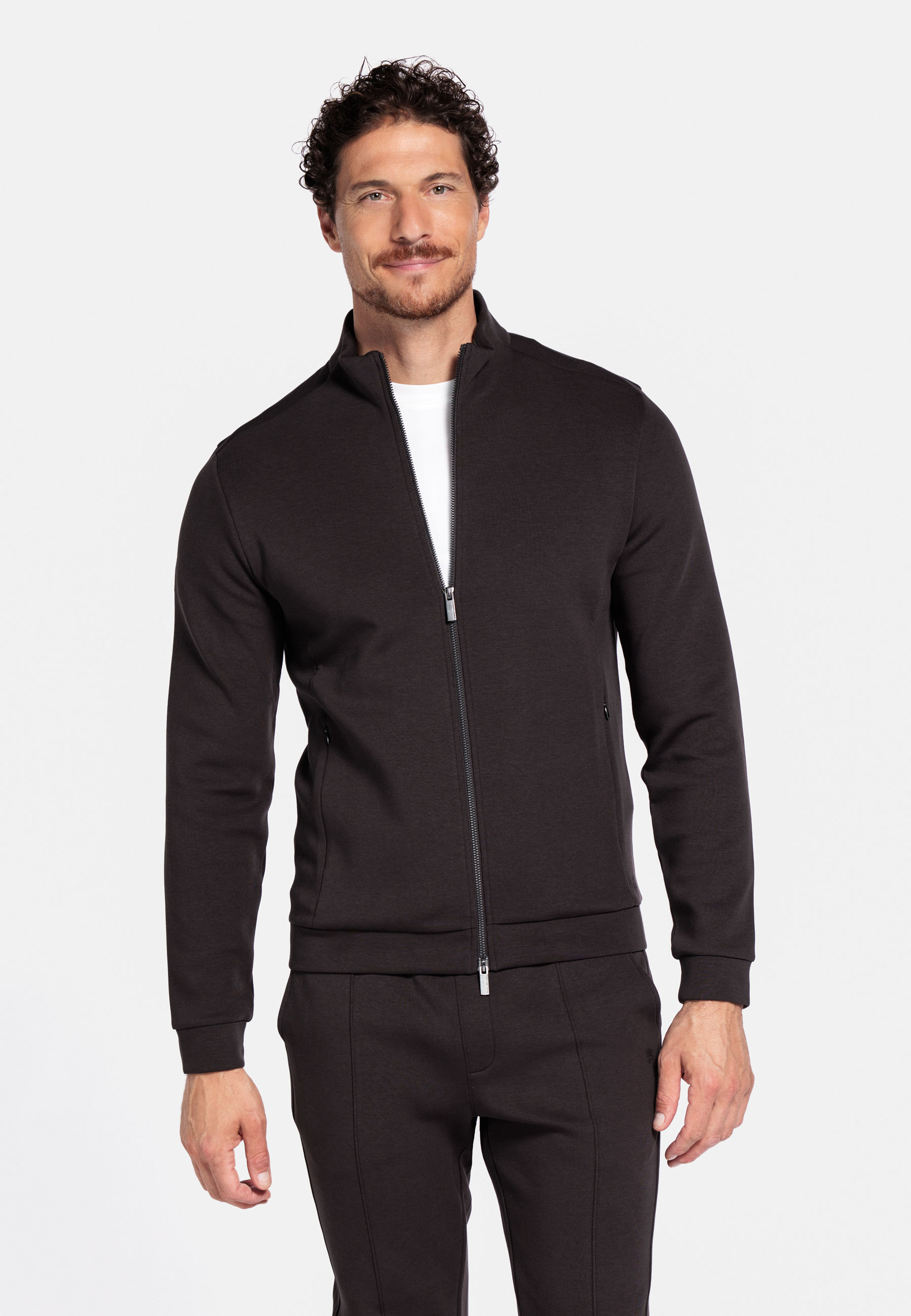 Jersey sweatvest - Brown