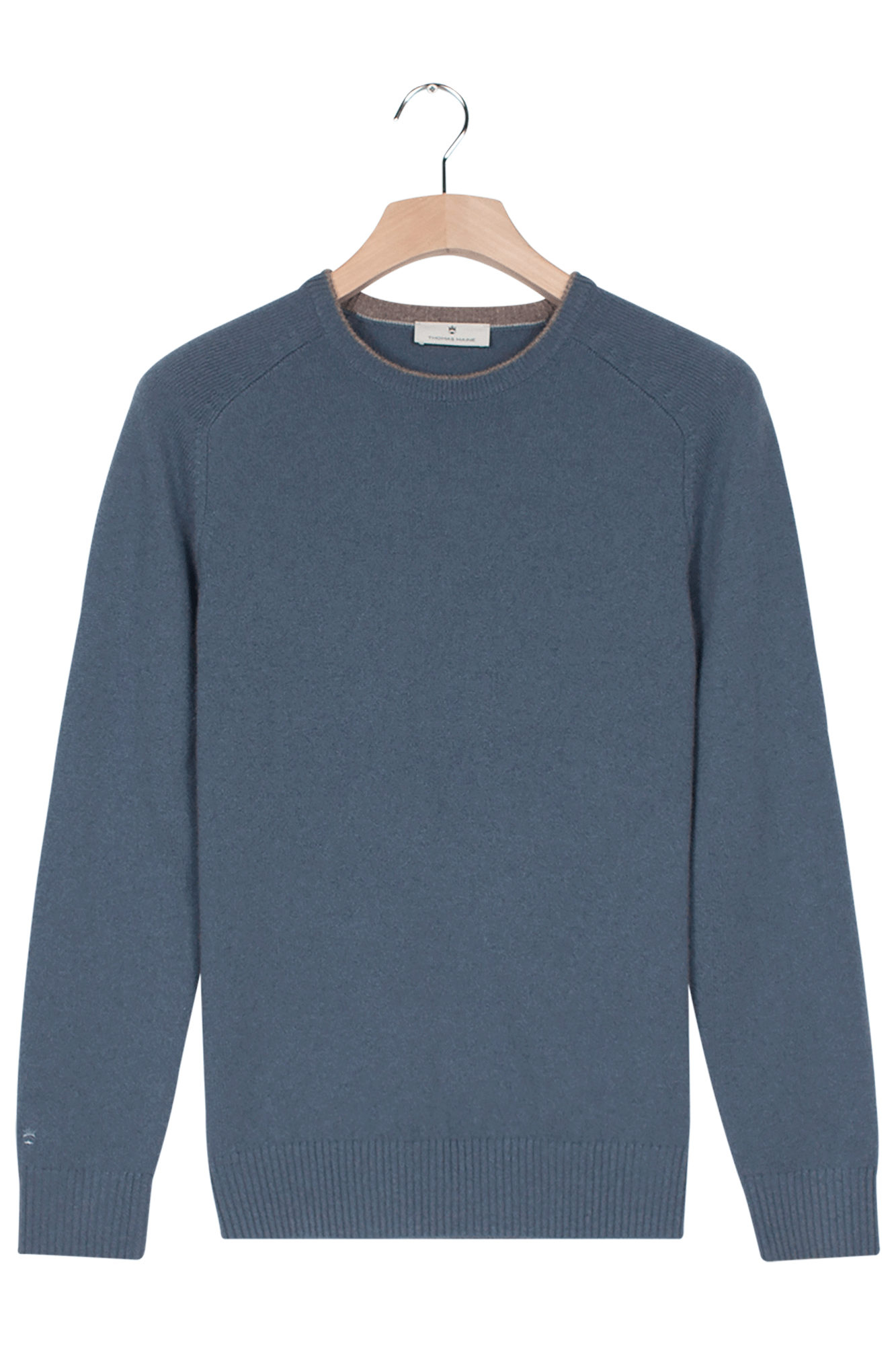 Lamswollen trui - Blue