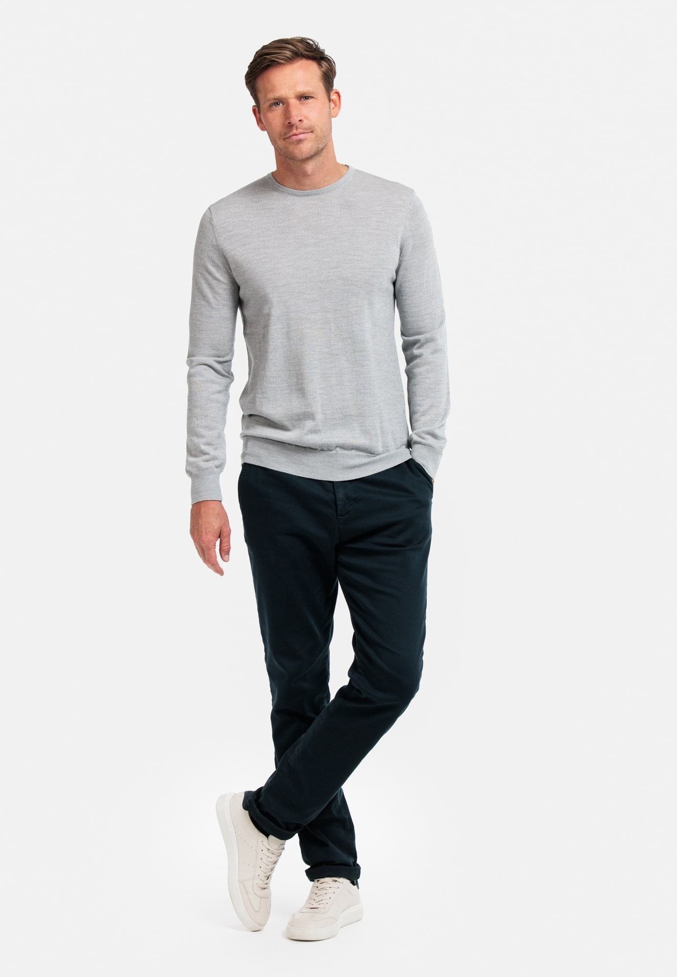 Merino Pullover - Grey