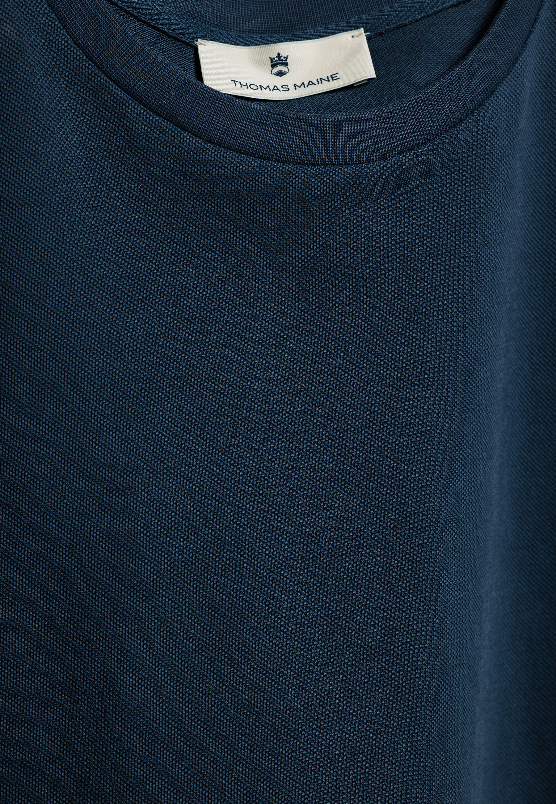 Garment-Dye katoen pique t-shirt