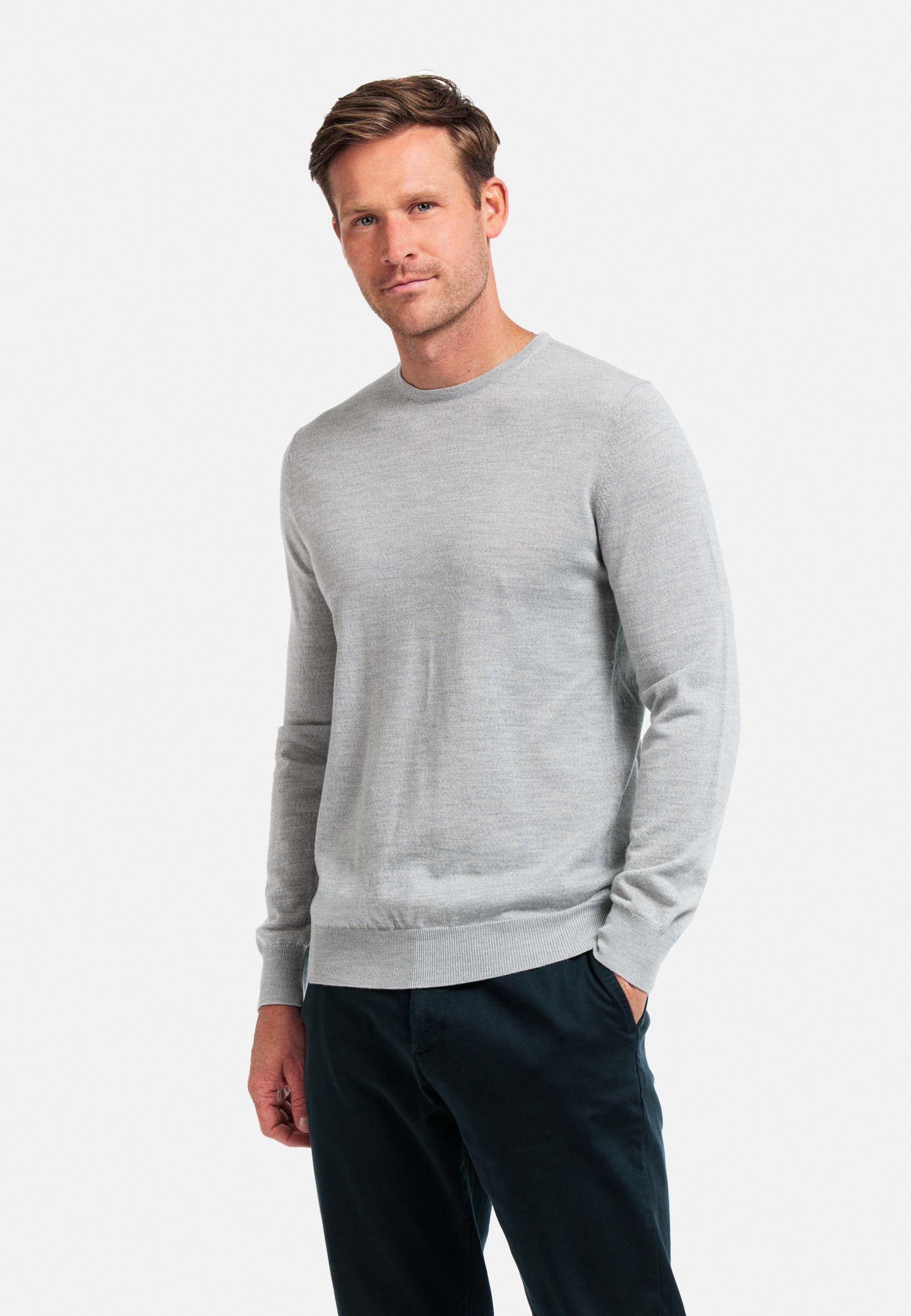 Merino Pullover - Grey