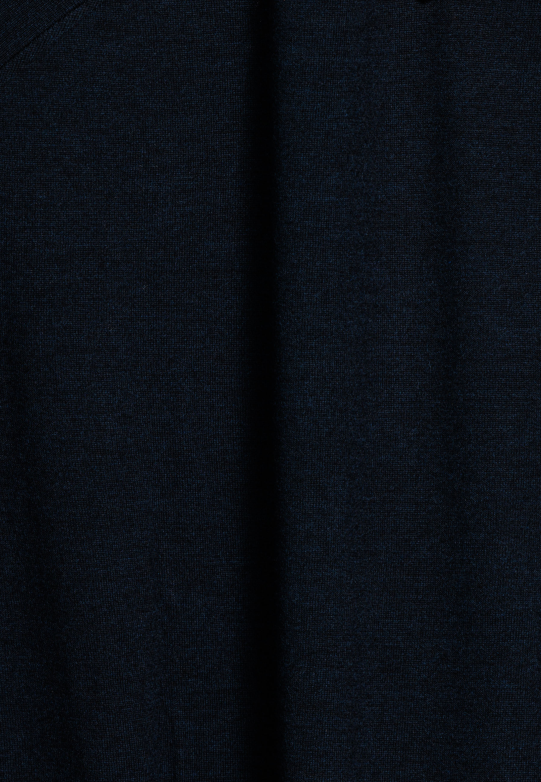 Gebreid merino wol vest - Blue