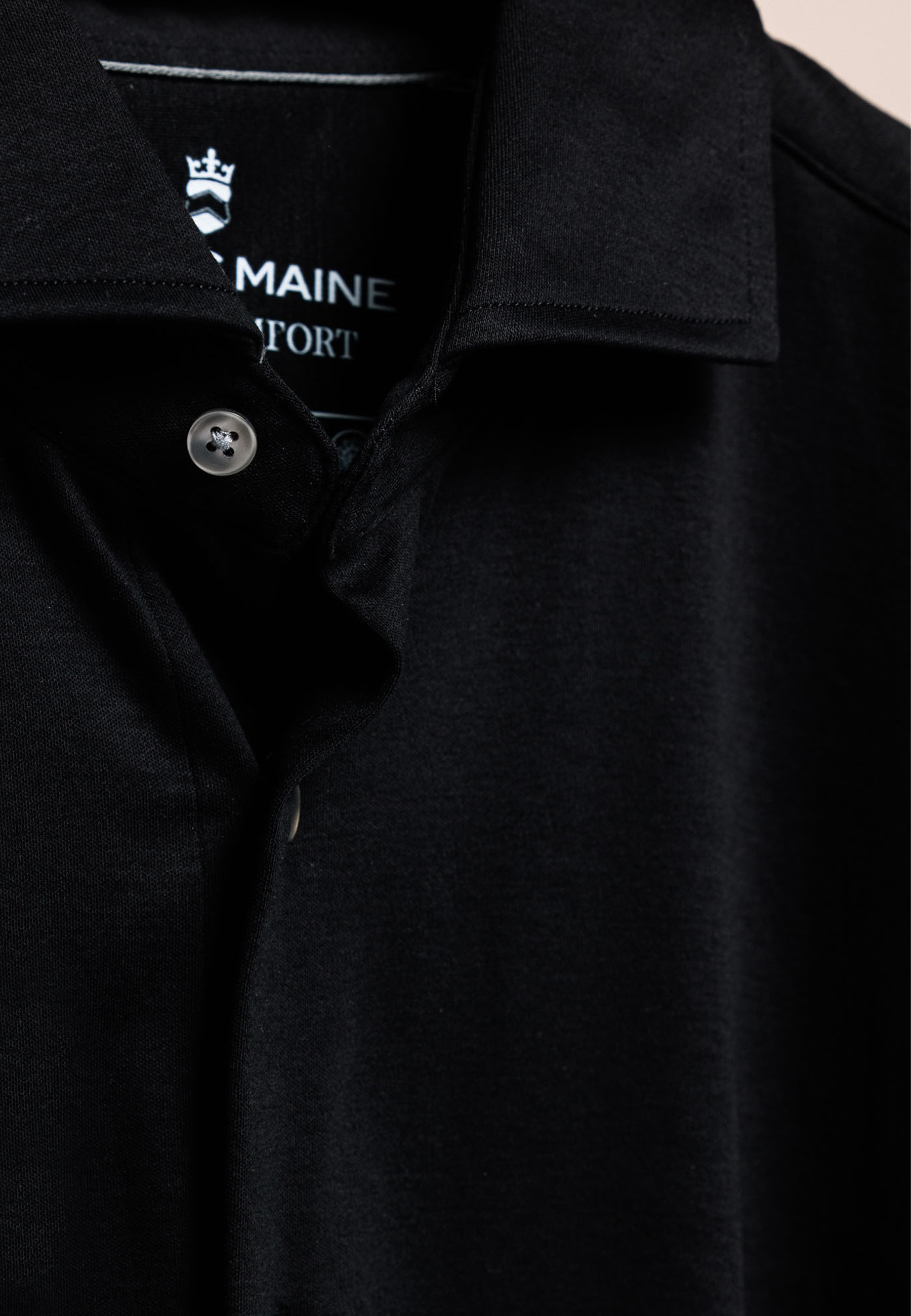 Liquid Cotton Overhemd - Black